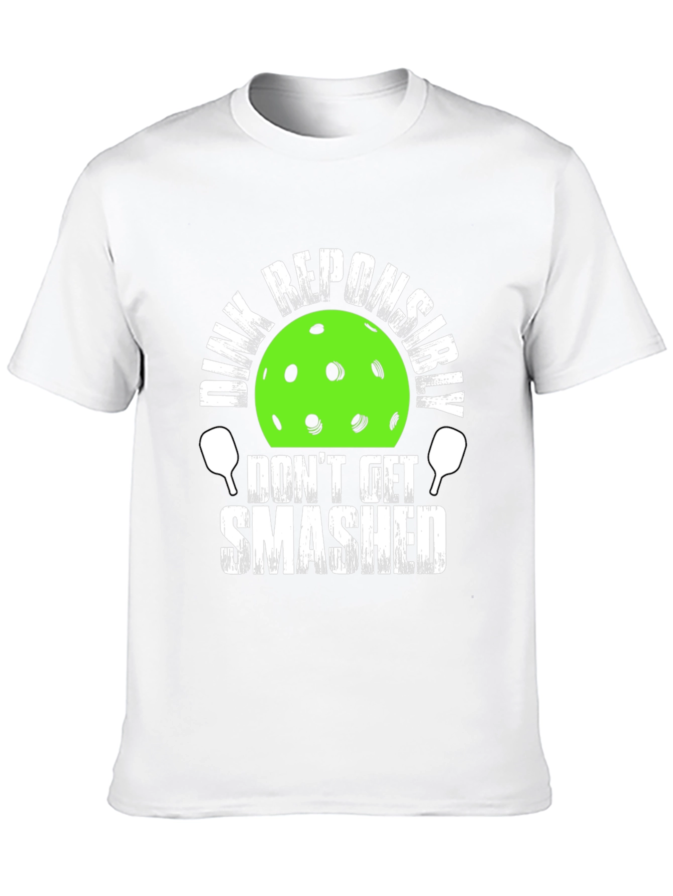 Dink Responsibly T-Shirt - Funny Pickleball Tee