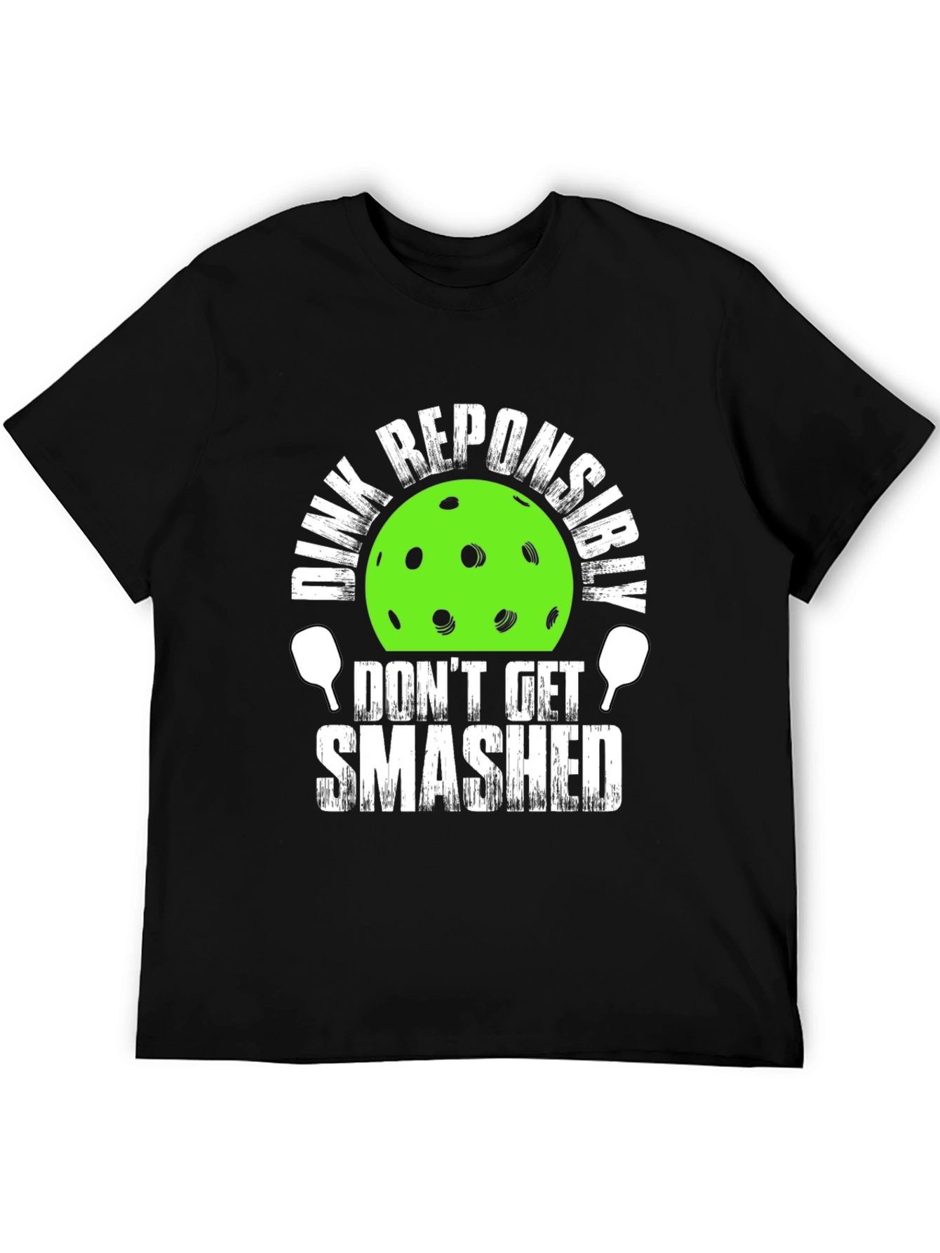 Dink Responsibly T-Shirt - Funny Pickleball Tee