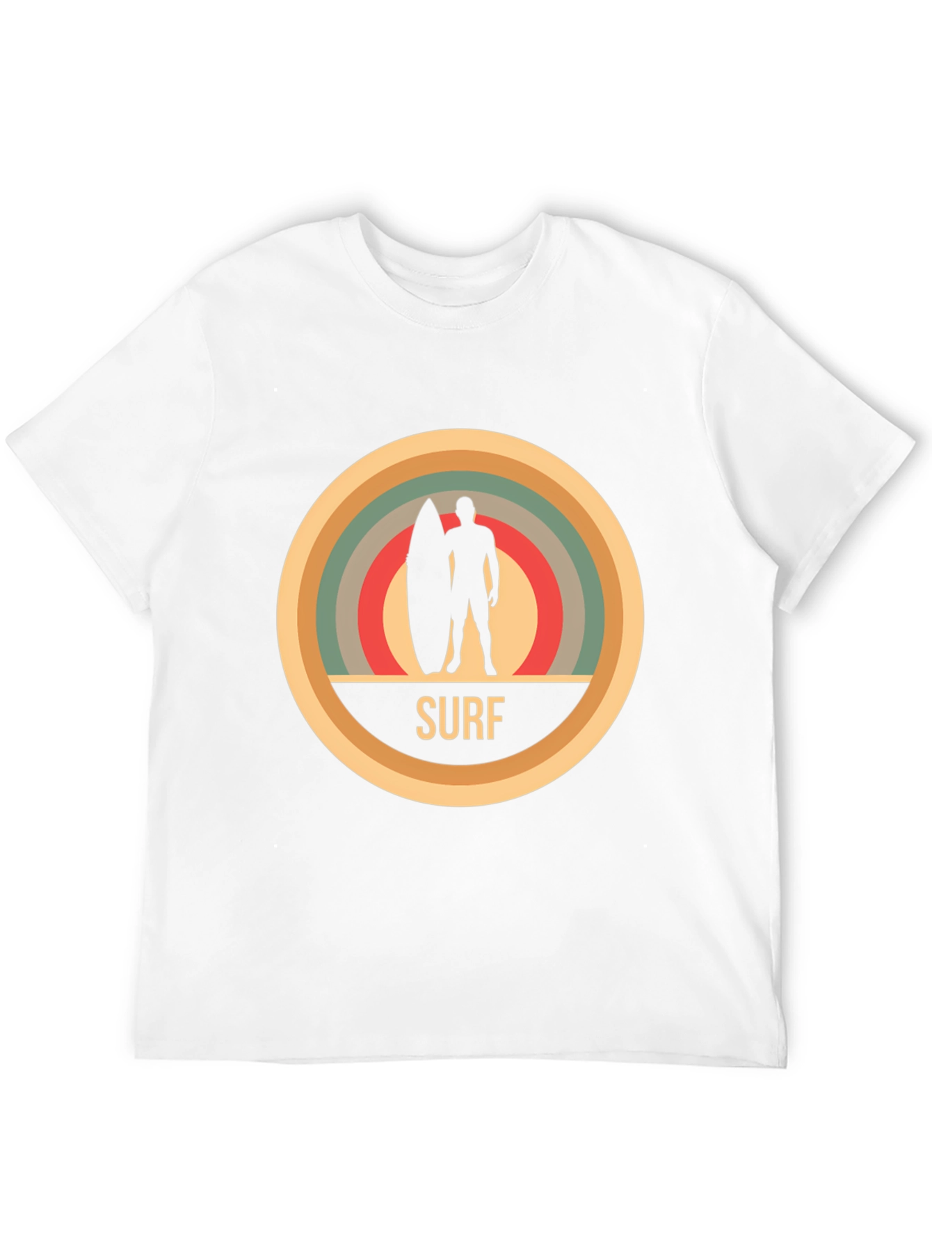 Retro Surf T-Shirt - Black Cotton Tee