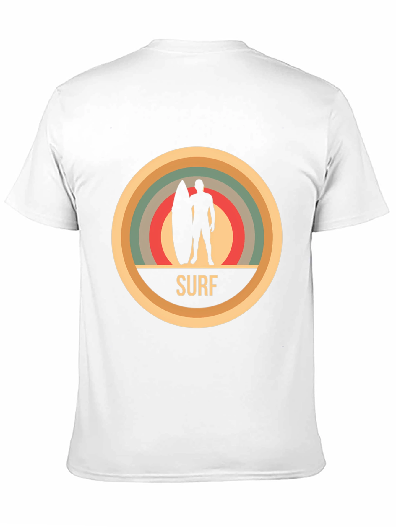 Retro Surf T-Shirt - Black Cotton Tee