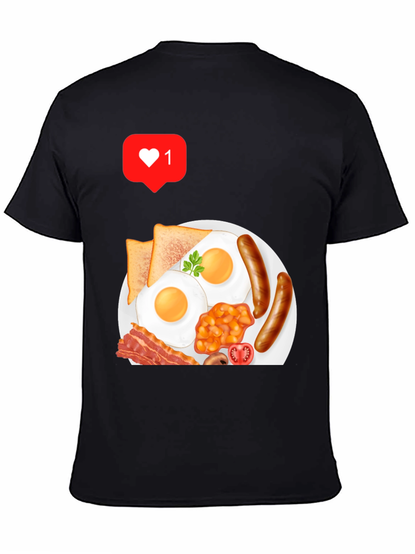 Breakfast Graphic T-Shirt - Casual Style