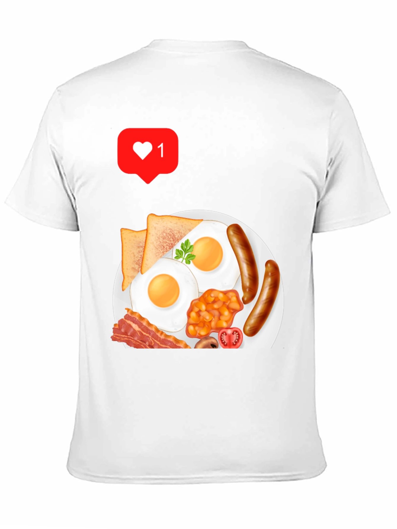 Breakfast Graphic T-Shirt - Casual Style