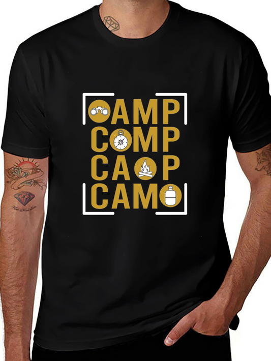 Camp Themed Graphic T-Shirt