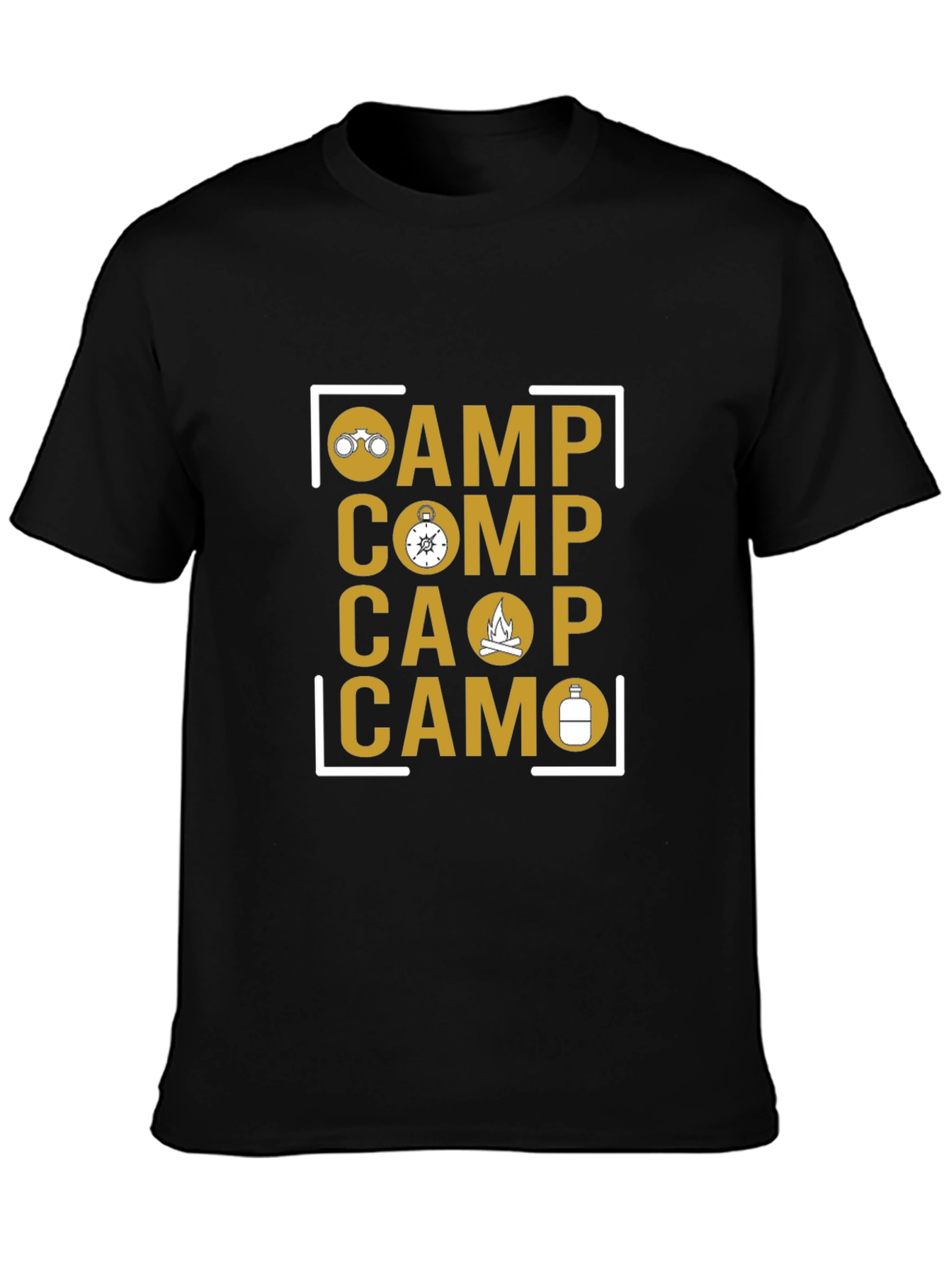 Camp Themed Graphic T-Shirt