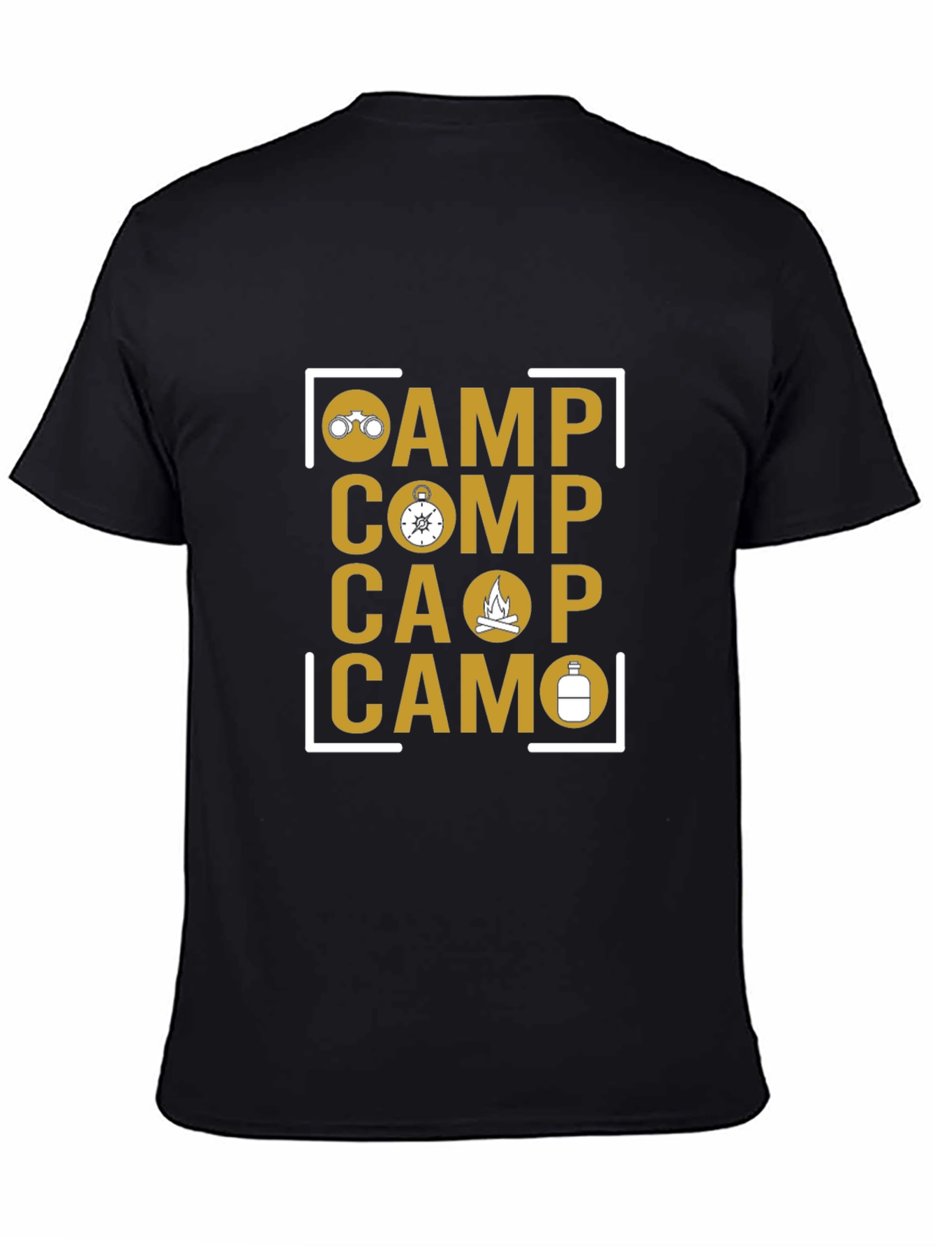 Camp Themed Graphic T-Shirt