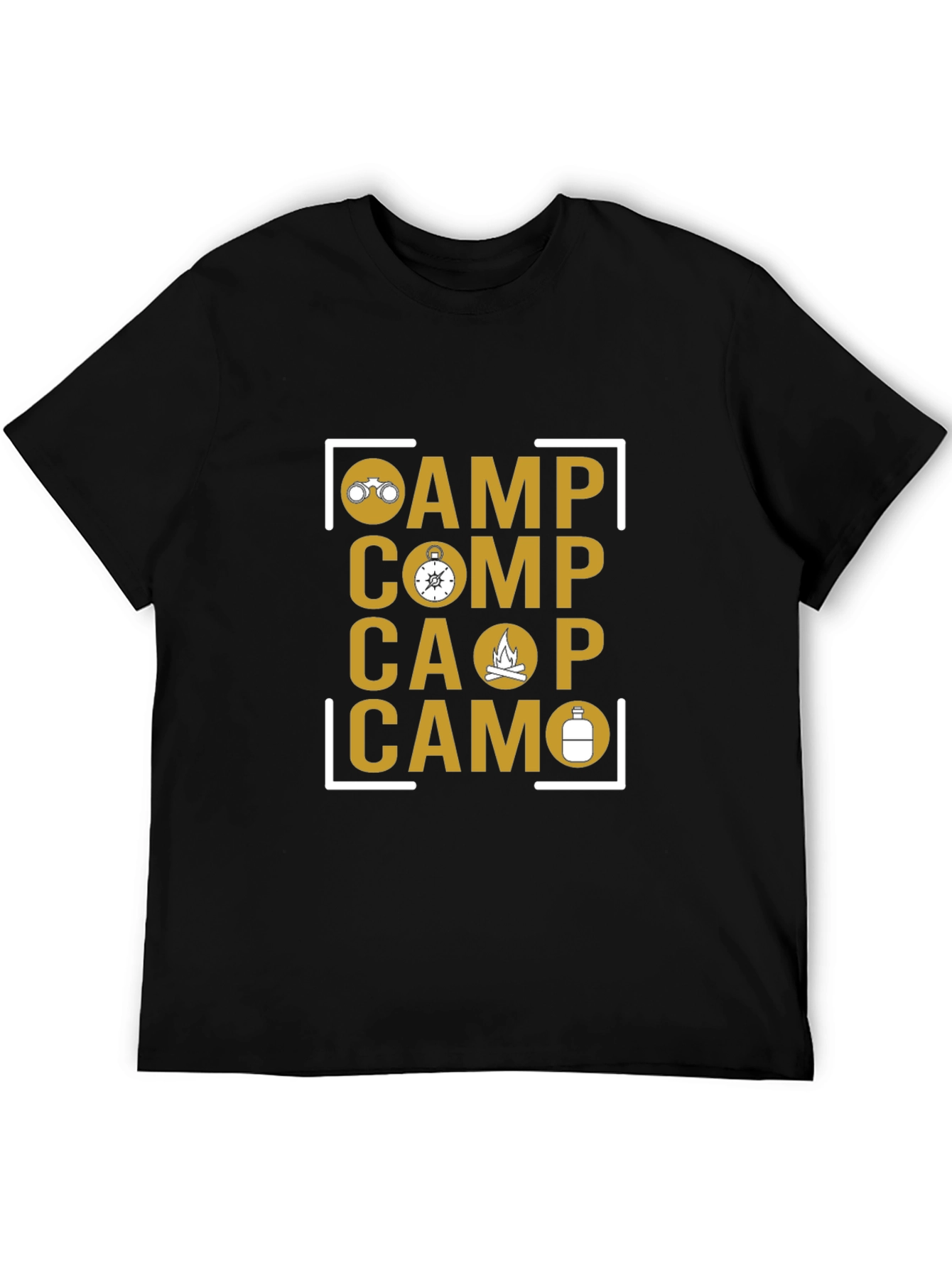 Camp Themed Graphic T-Shirt