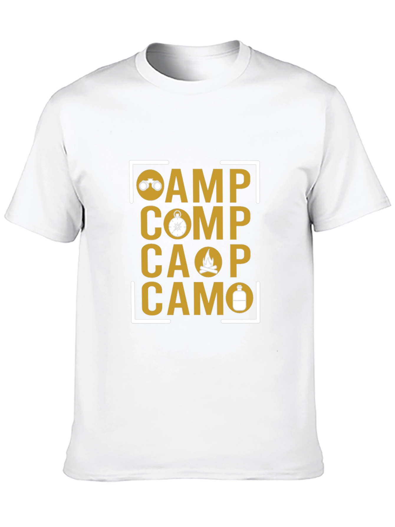 Camp Themed Graphic T-Shirt