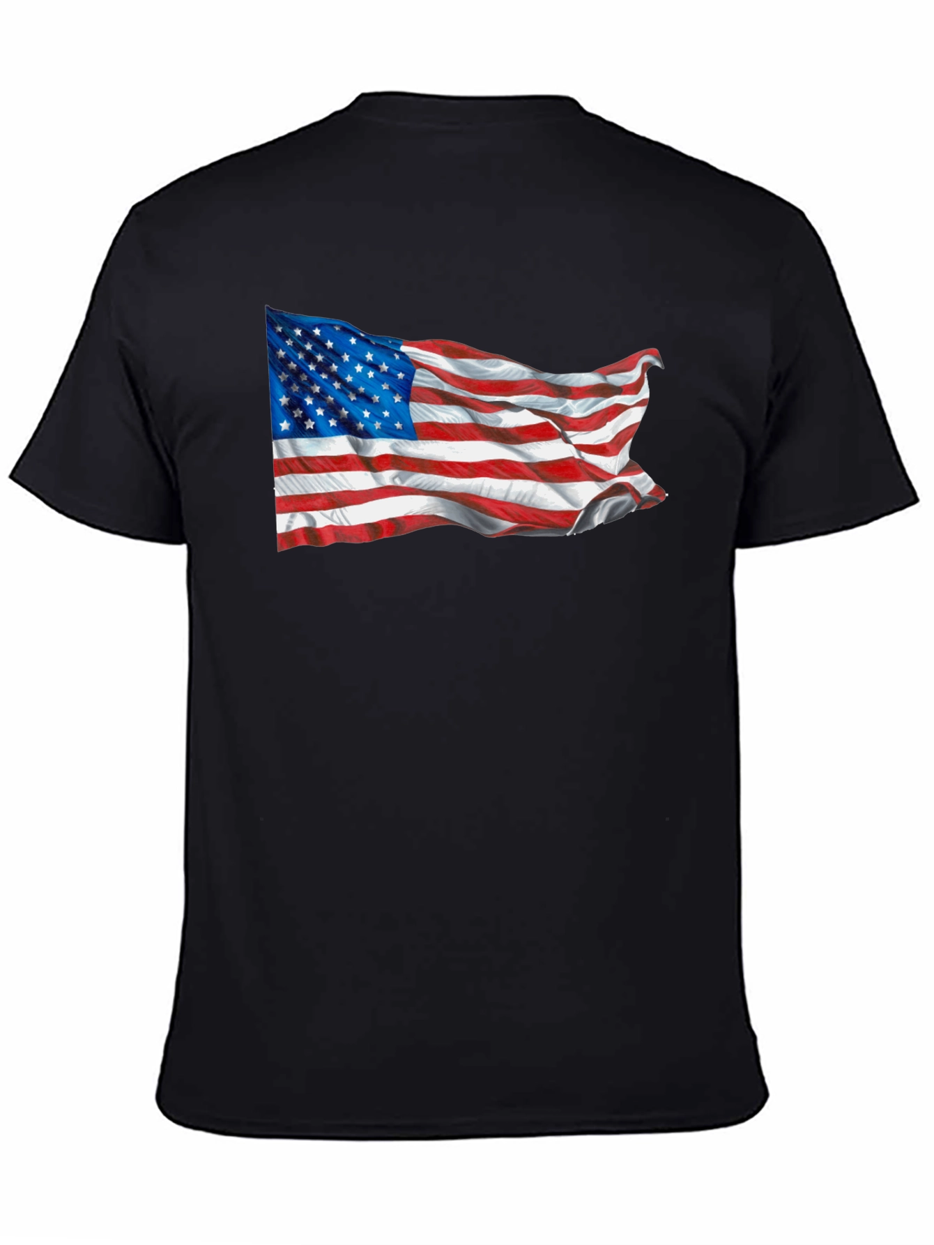 American Flag Graphic T-Shirt Patriotic USA Tee