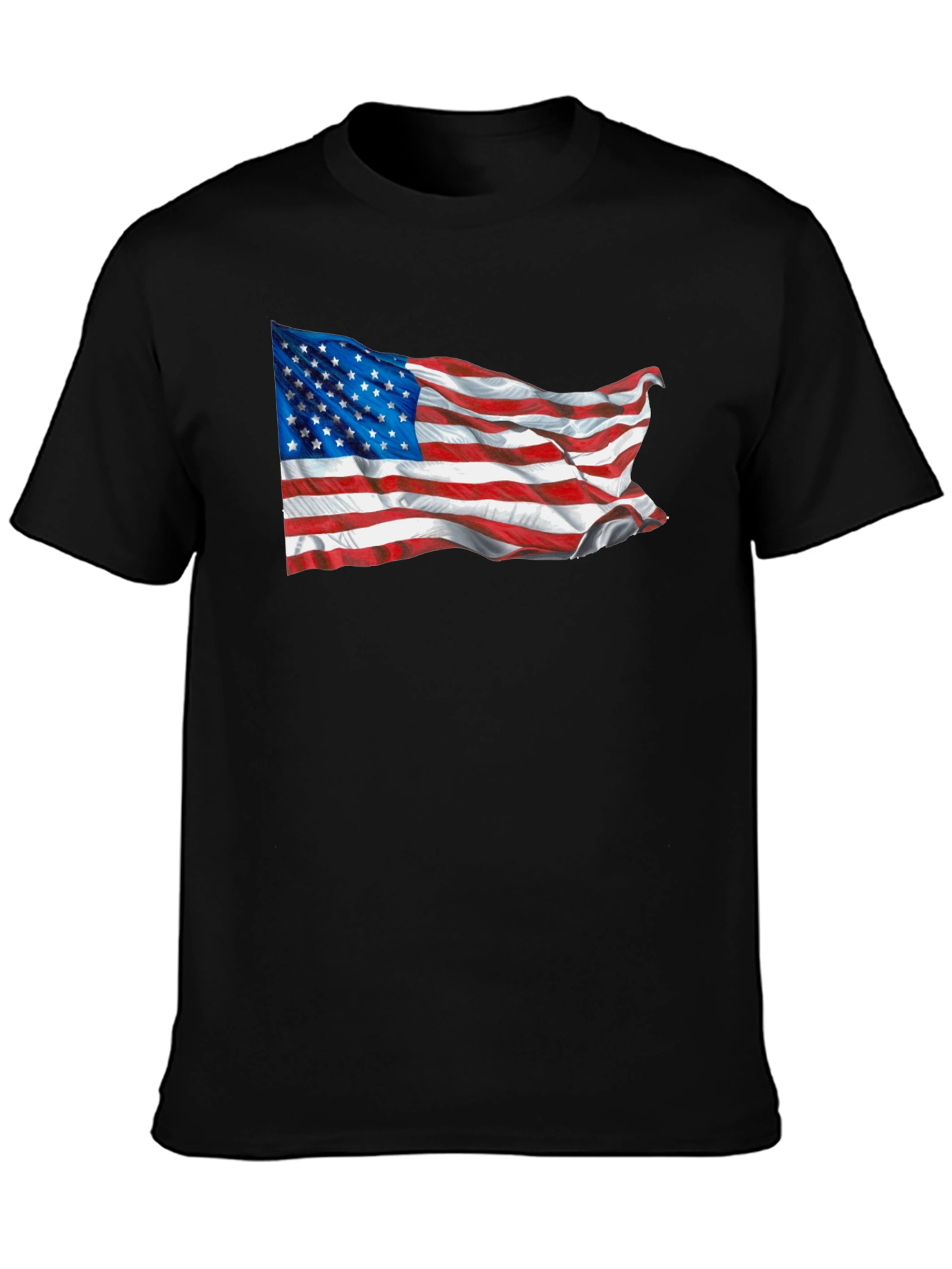 American Flag Graphic T-Shirt Patriotic USA Tee