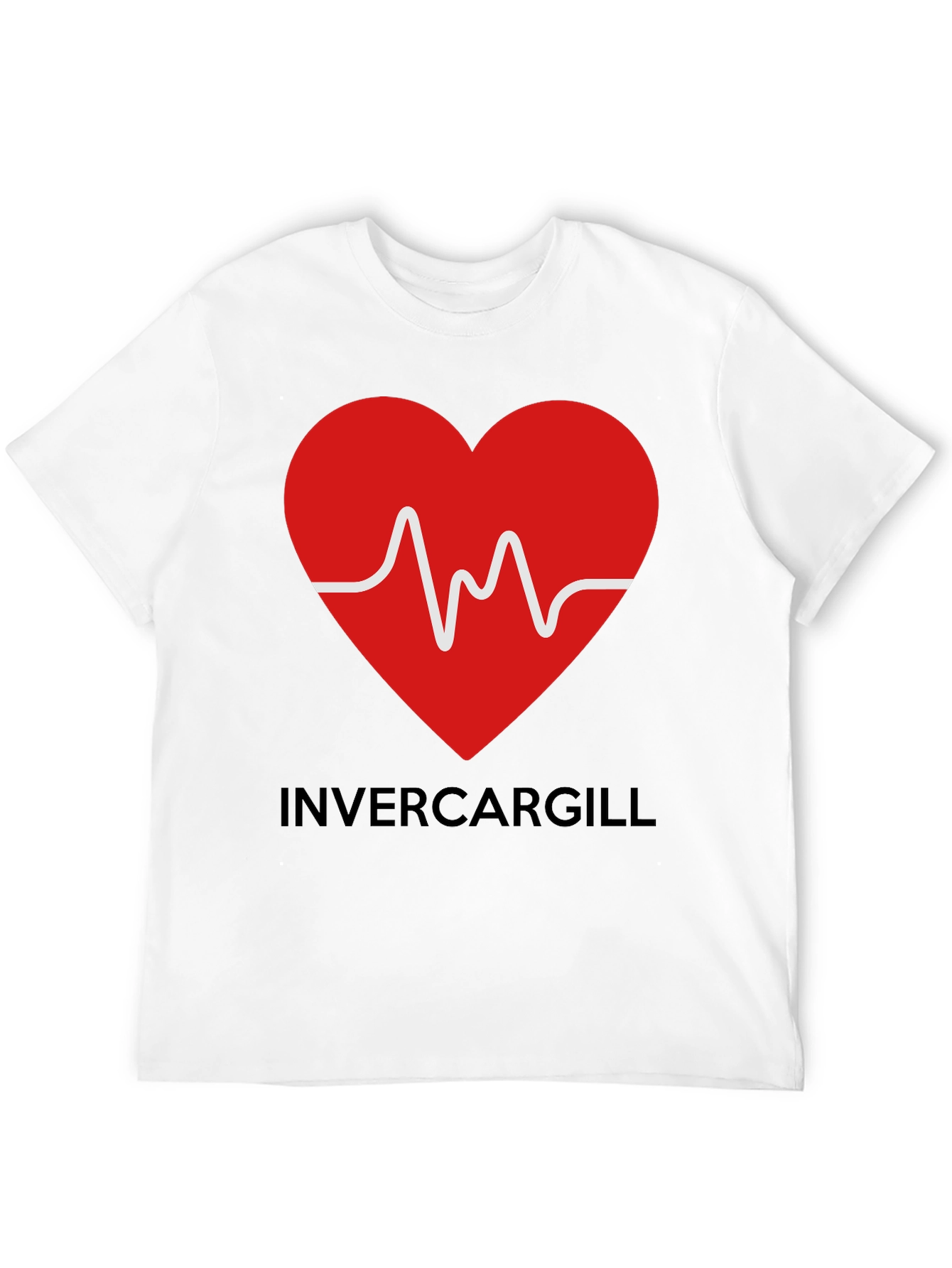 Invercargill Love Heartbeat Graphic Tee