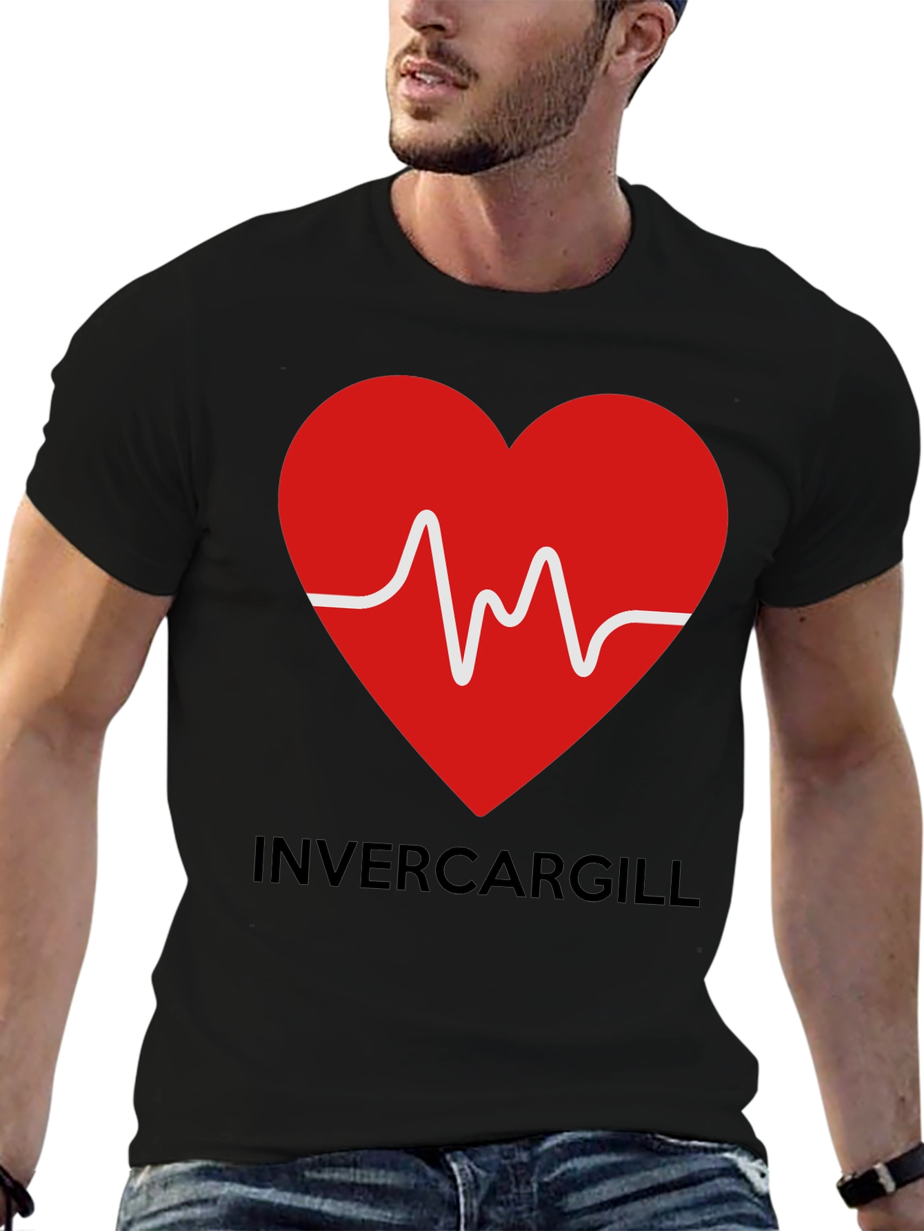 Invercargill Love Heartbeat Graphic Tee
