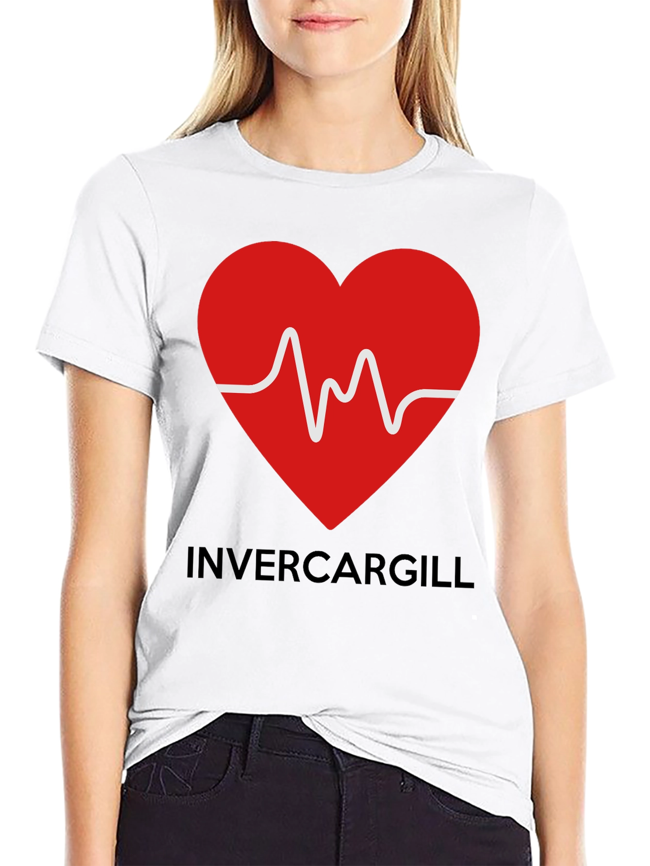 Invercargill Love Heartbeat Graphic Tee
