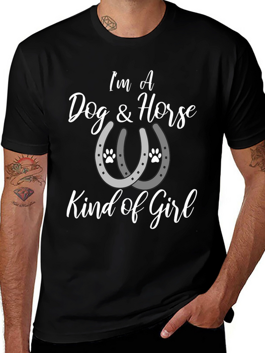 Dog & Horse Kind of Girl T-Shirt