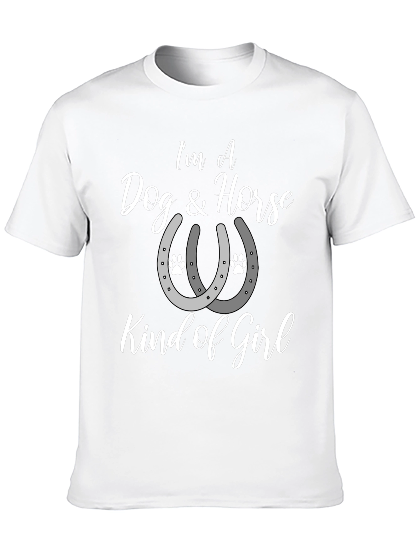 Dog & Horse Kind of Girl T-Shirt