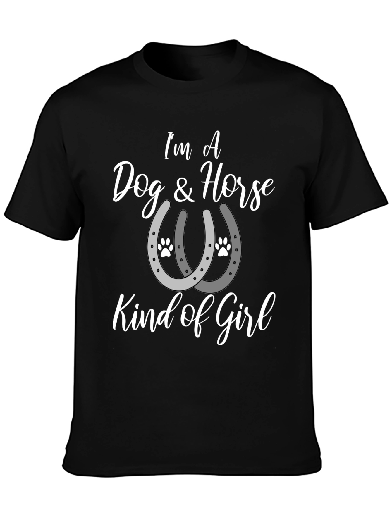 Dog & Horse Kind of Girl T-Shirt