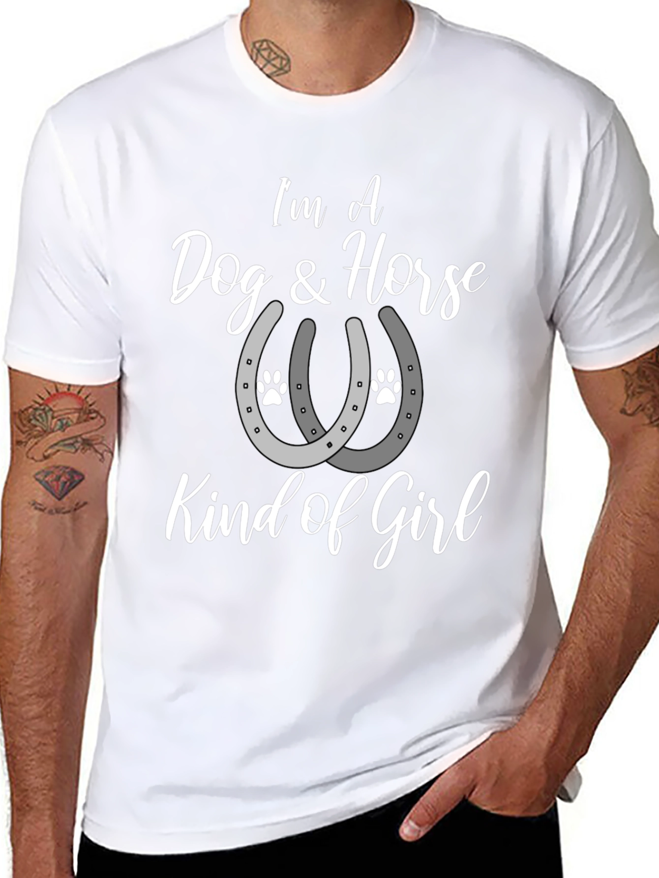 Dog & Horse Kind of Girl T-Shirt