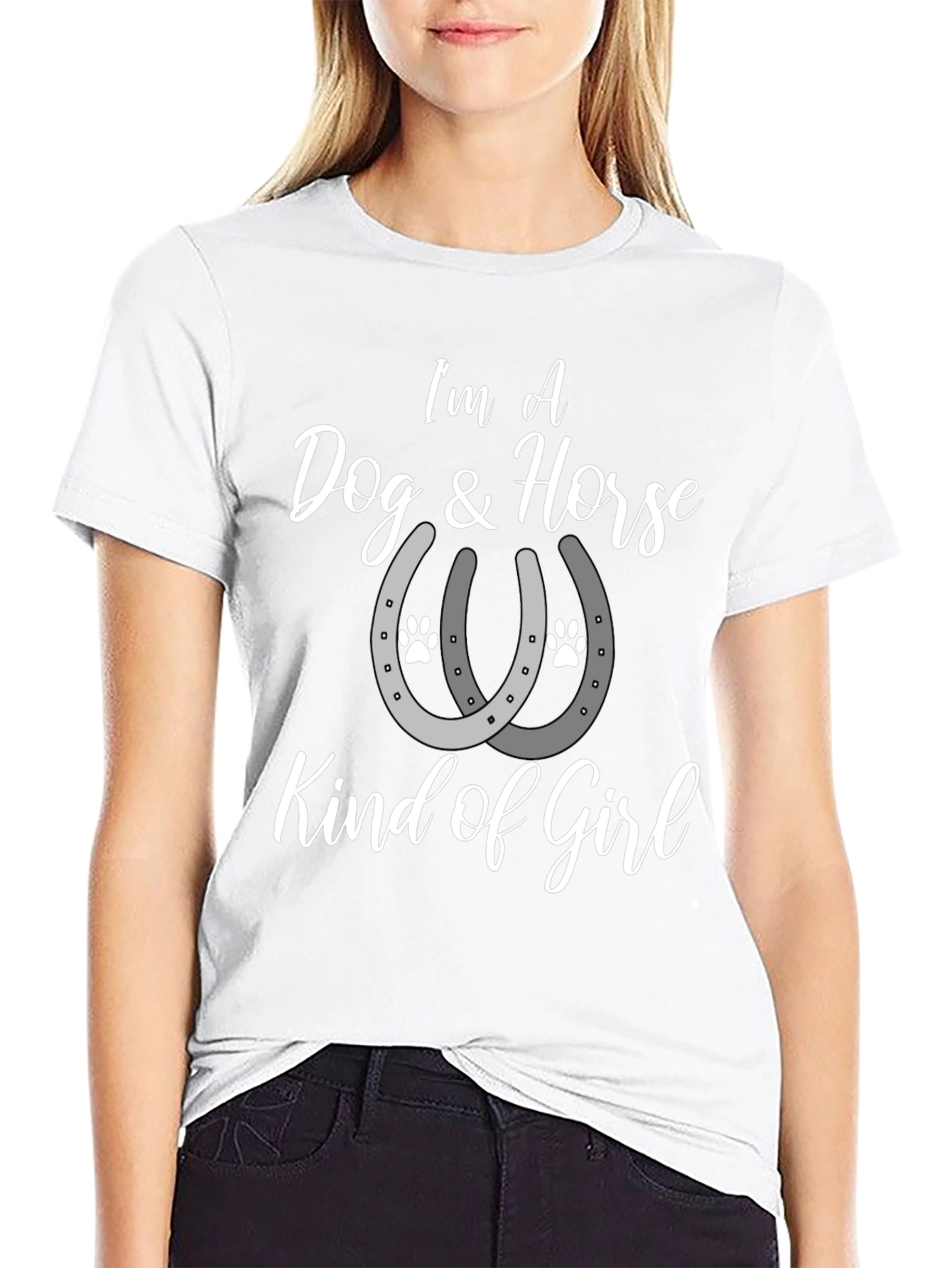 Dog & Horse Kind of Girl T-Shirt