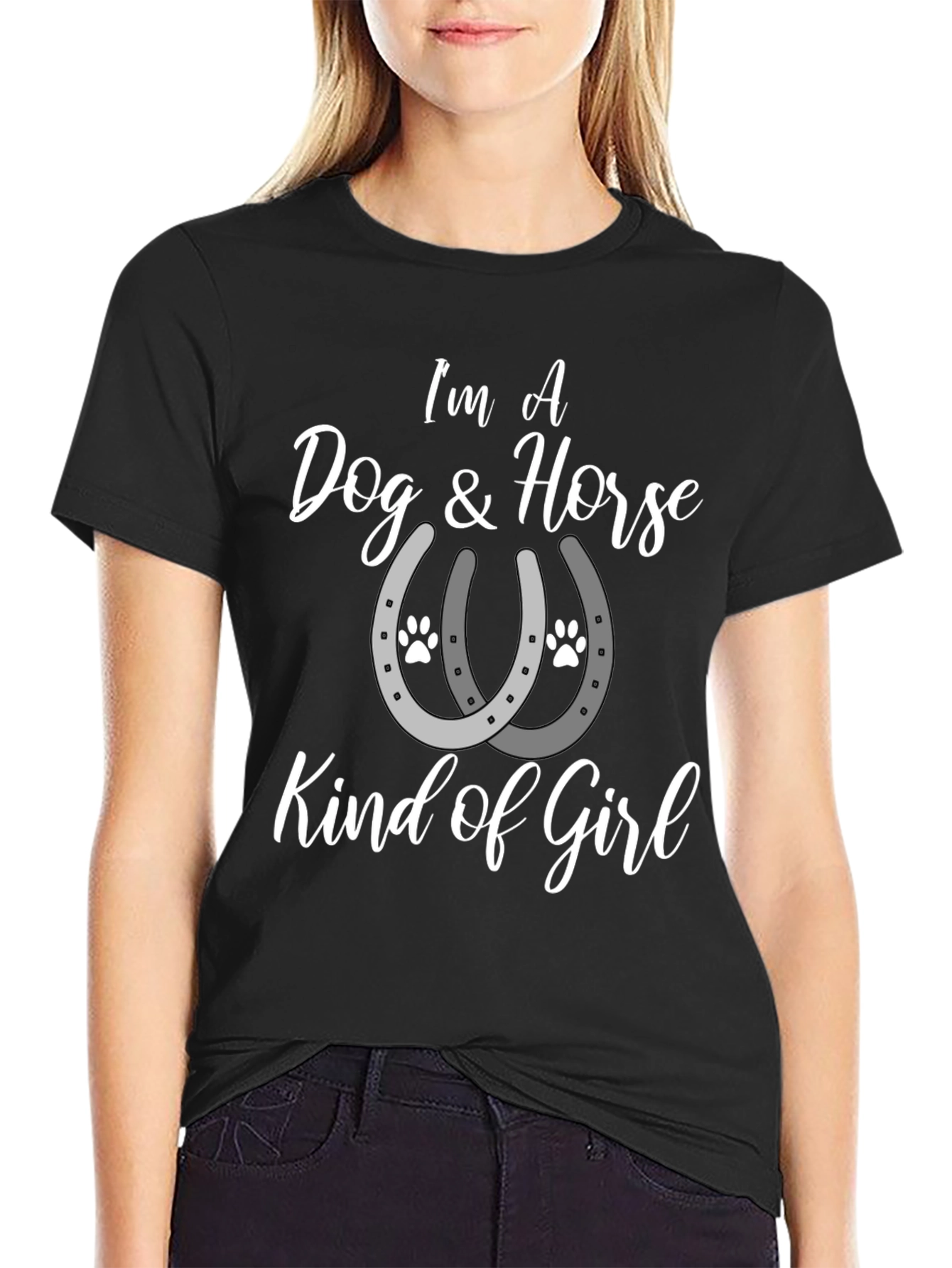 Dog & Horse Kind of Girl T-Shirt