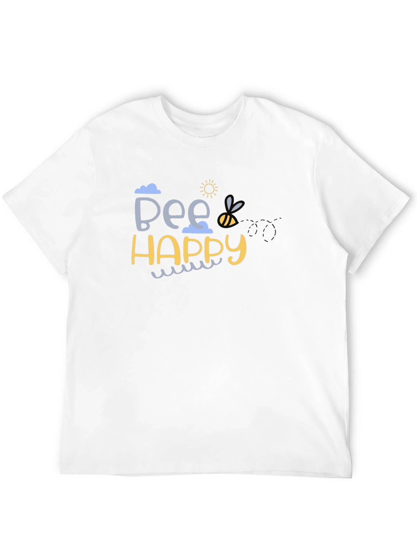Bee Happy Graphic T-Shirt | Cute Unisex Tee