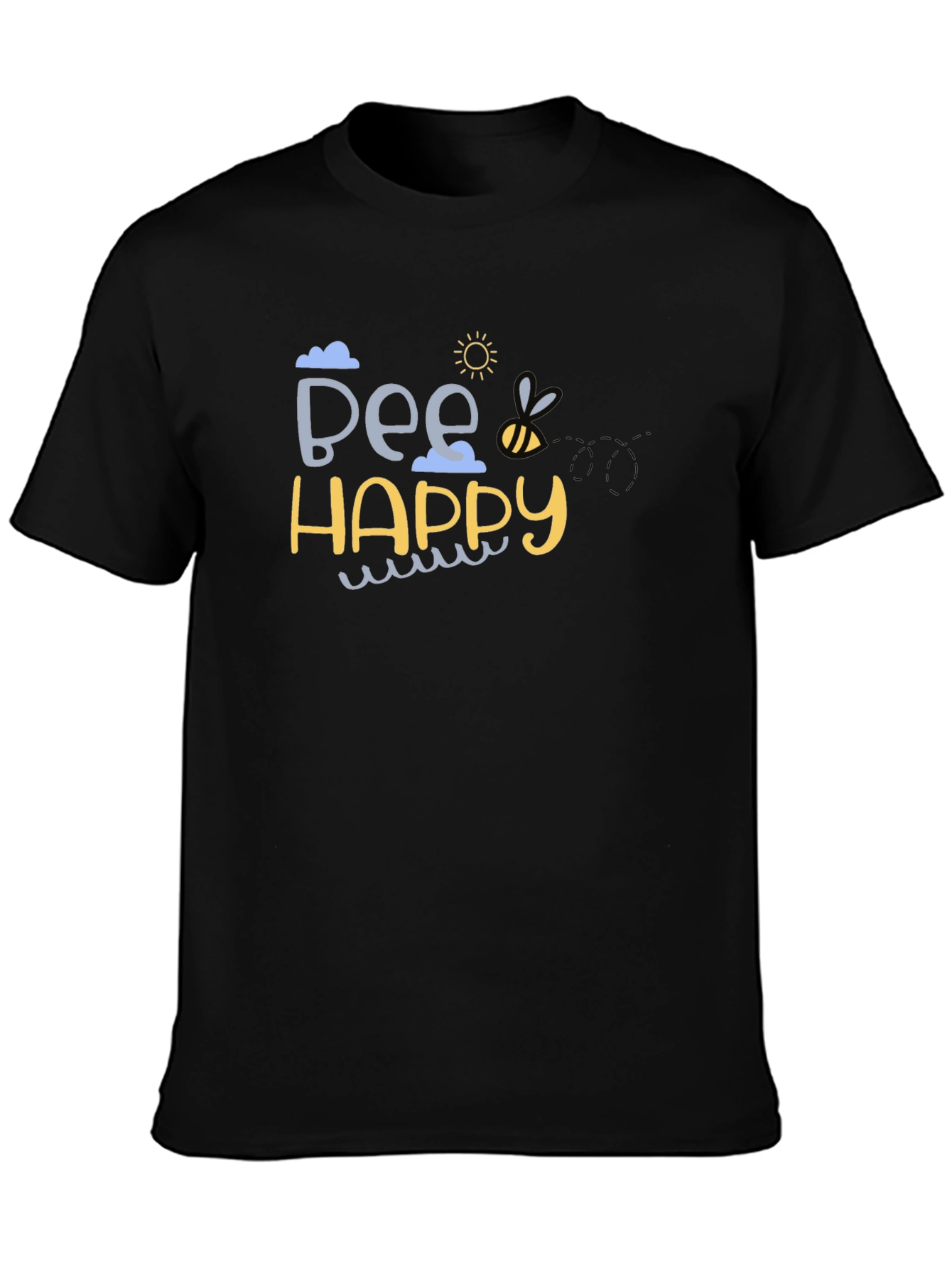 Bee Happy Graphic T-Shirt | Cute Unisex Tee