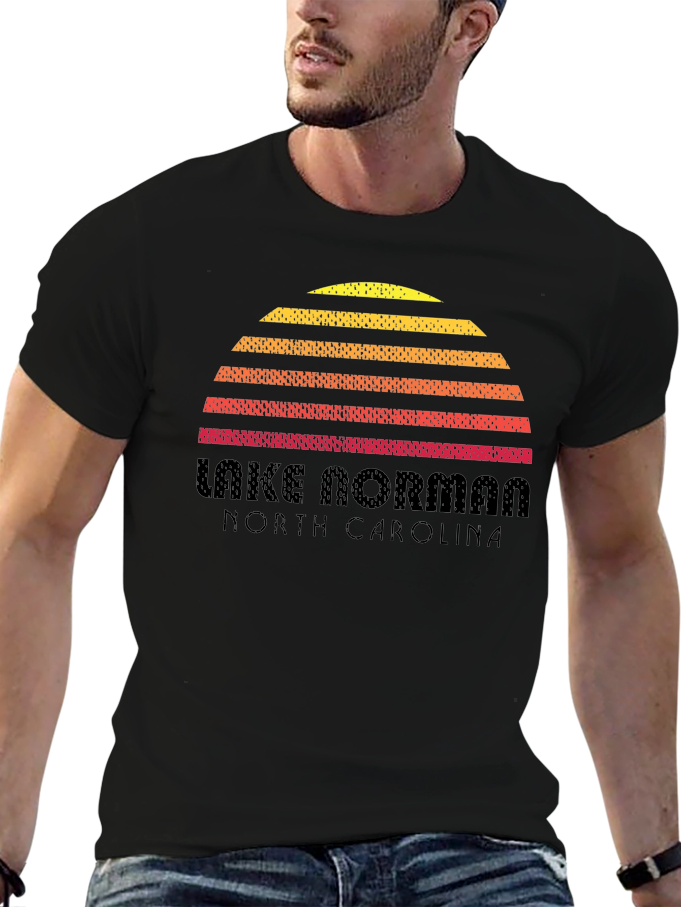 Lake Norman North Carolina Retro T-Shirt