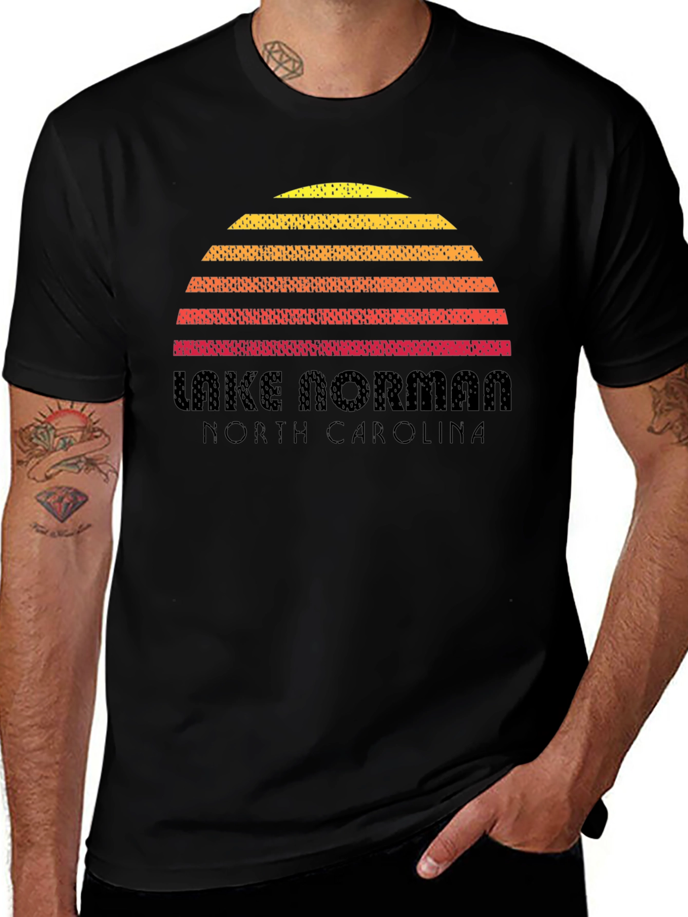 Lake Norman North Carolina Retro T-Shirt