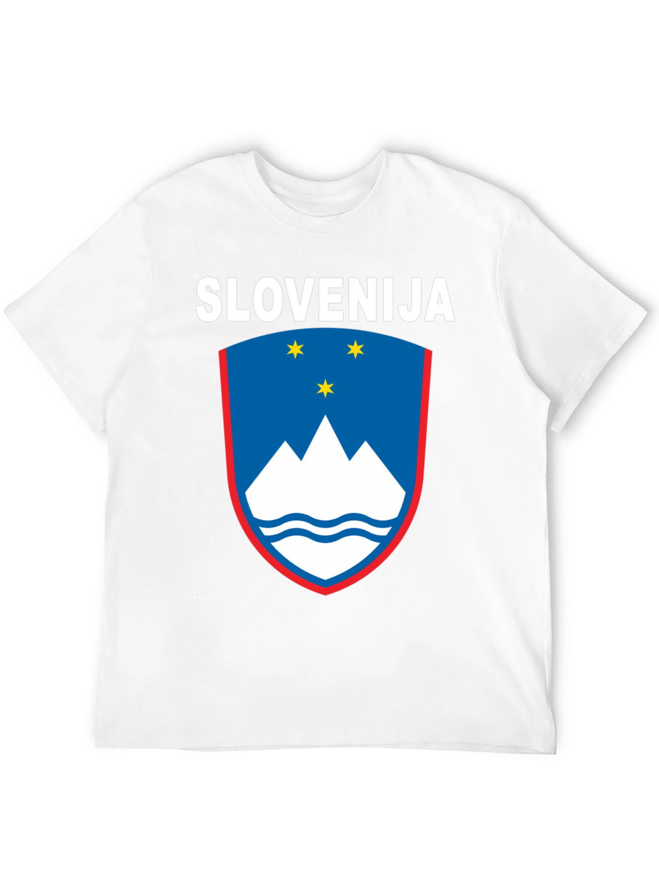 Slovenia Flag Crest Graphic T-Shirt