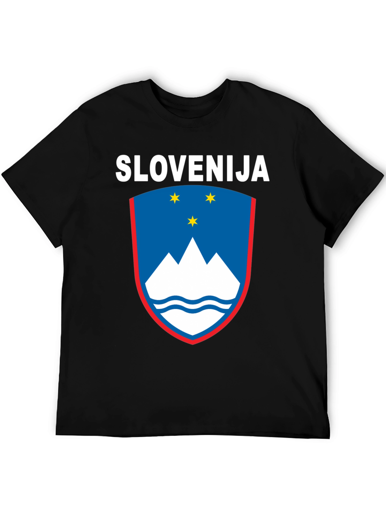 Slovenia Flag Crest Graphic T-Shirt