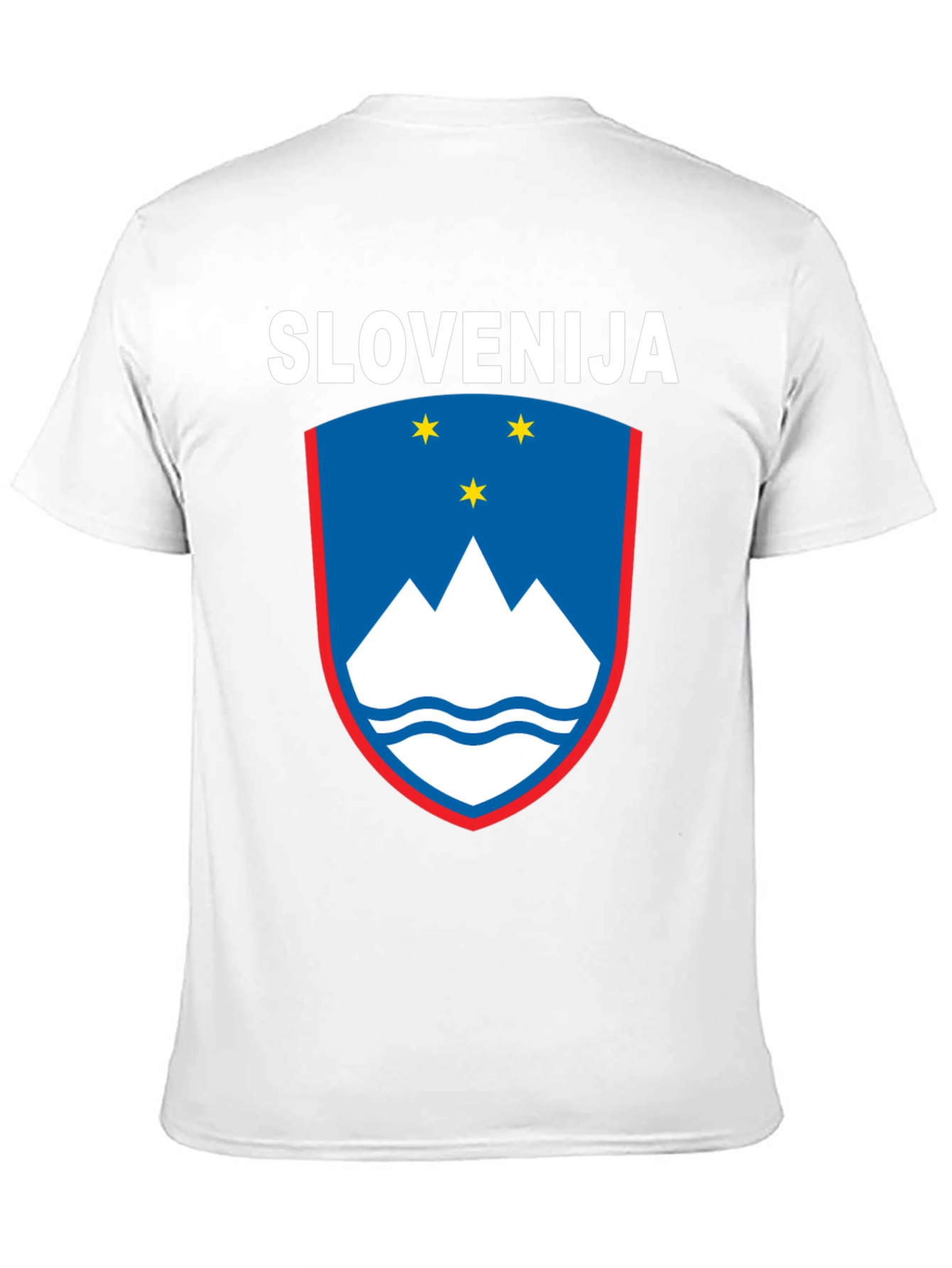 Slovenia Flag Crest Graphic T-Shirt