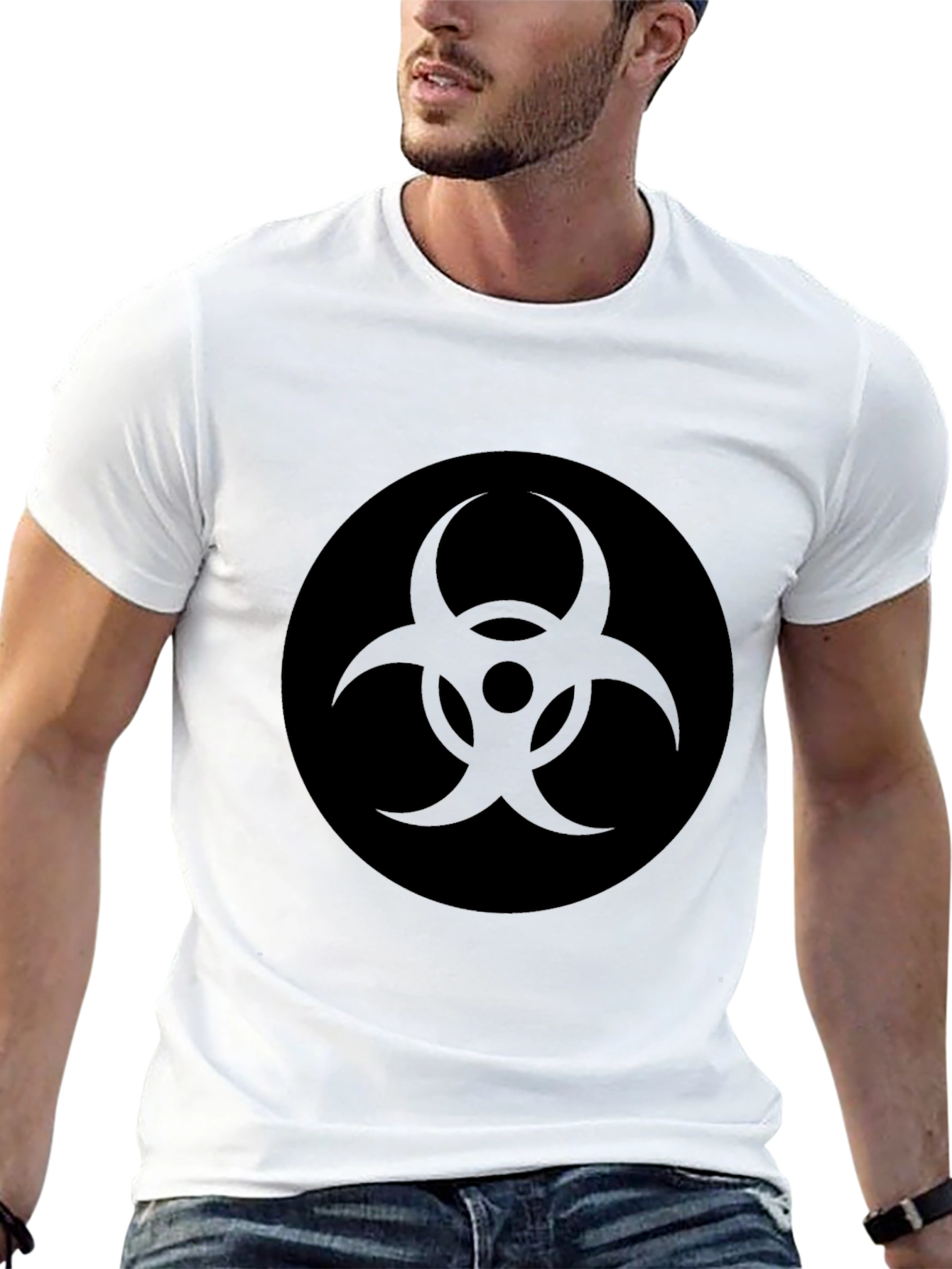 Biohazard Symbol Black T-Shirt