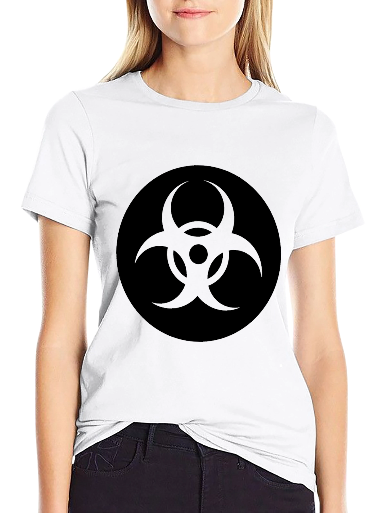 Biohazard Symbol Black T-Shirt