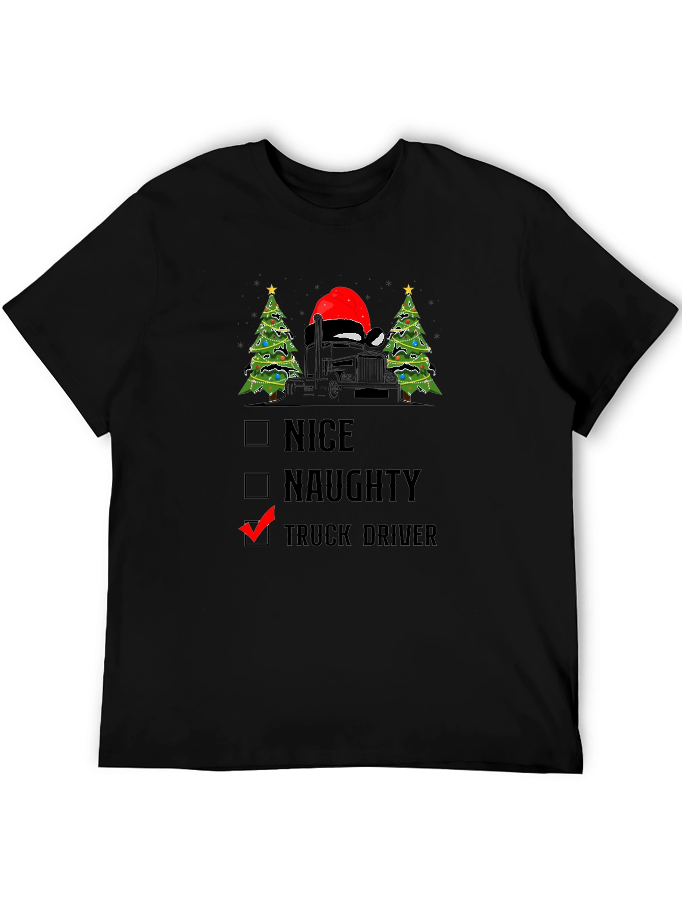 Truck Driver Christmas T-Shirt