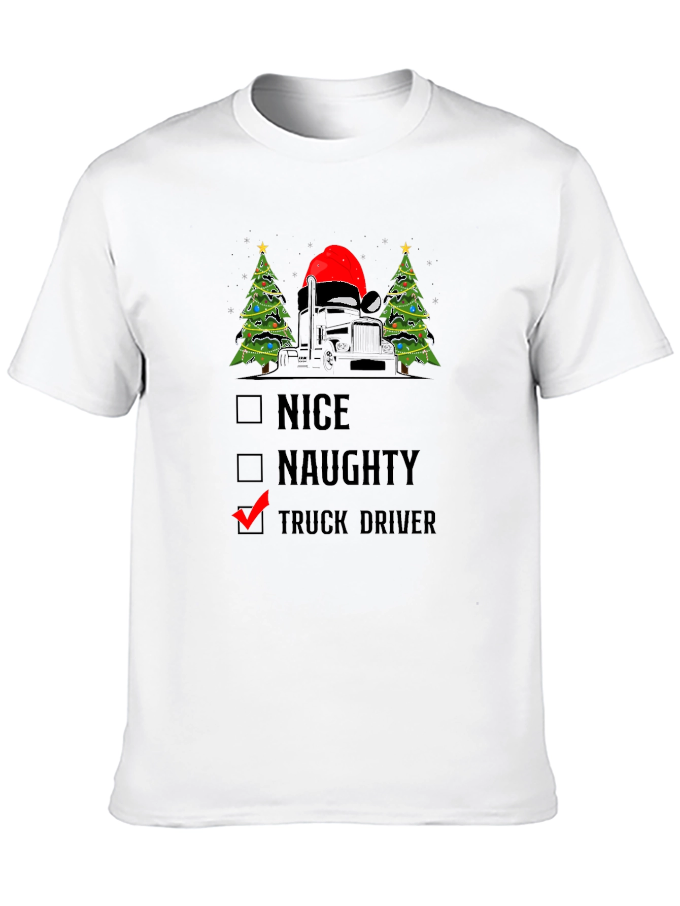 Truck Driver Christmas T-Shirt