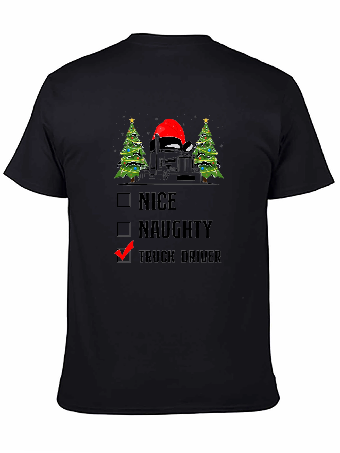 Truck Driver Christmas T-Shirt