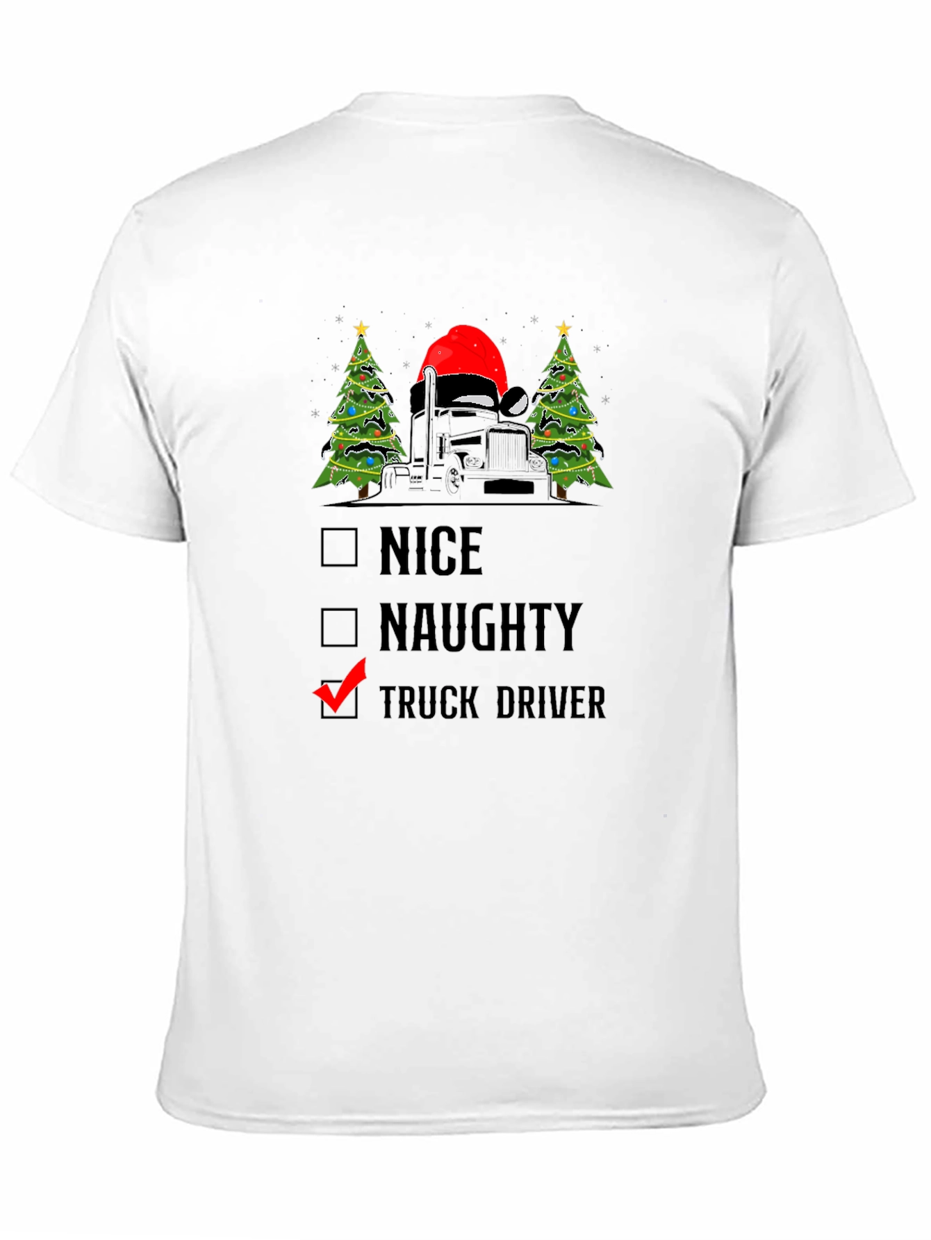 Truck Driver Christmas T-Shirt
