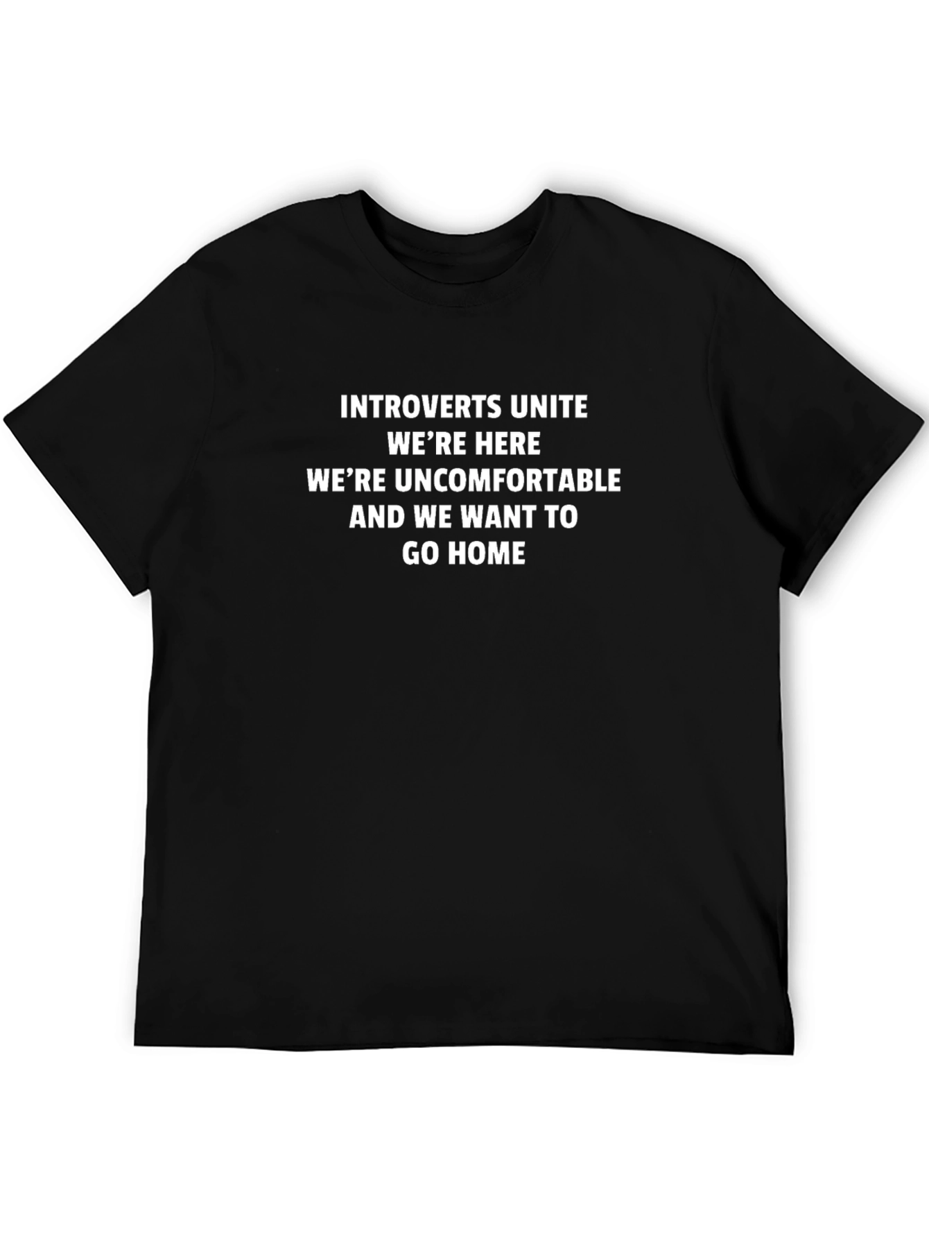 Introverts Unite Graphic Tee - Comfortable & Funny