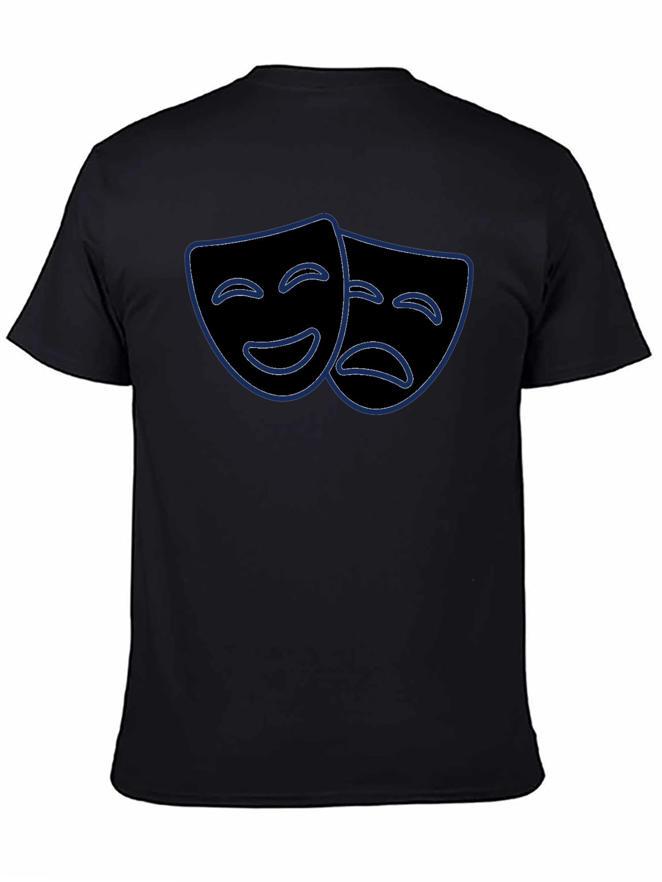 Comedy Tragedy Mask Graphic Tee