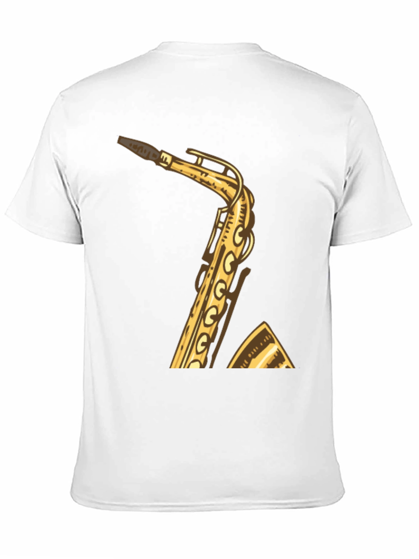Saxophone Graphic Tee - Musician Style Shirt