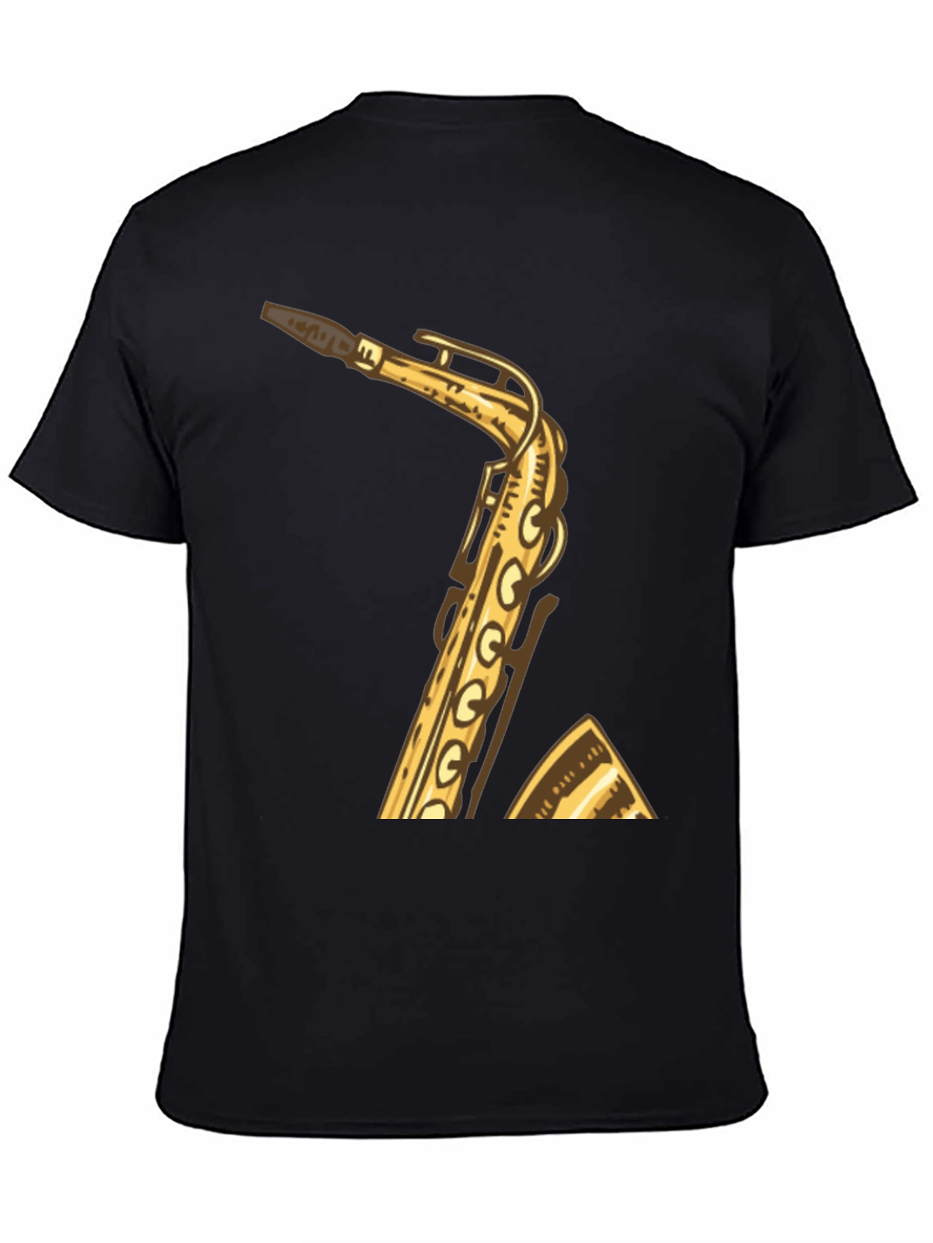 Saxophone Graphic Tee - Musician Style Shirt