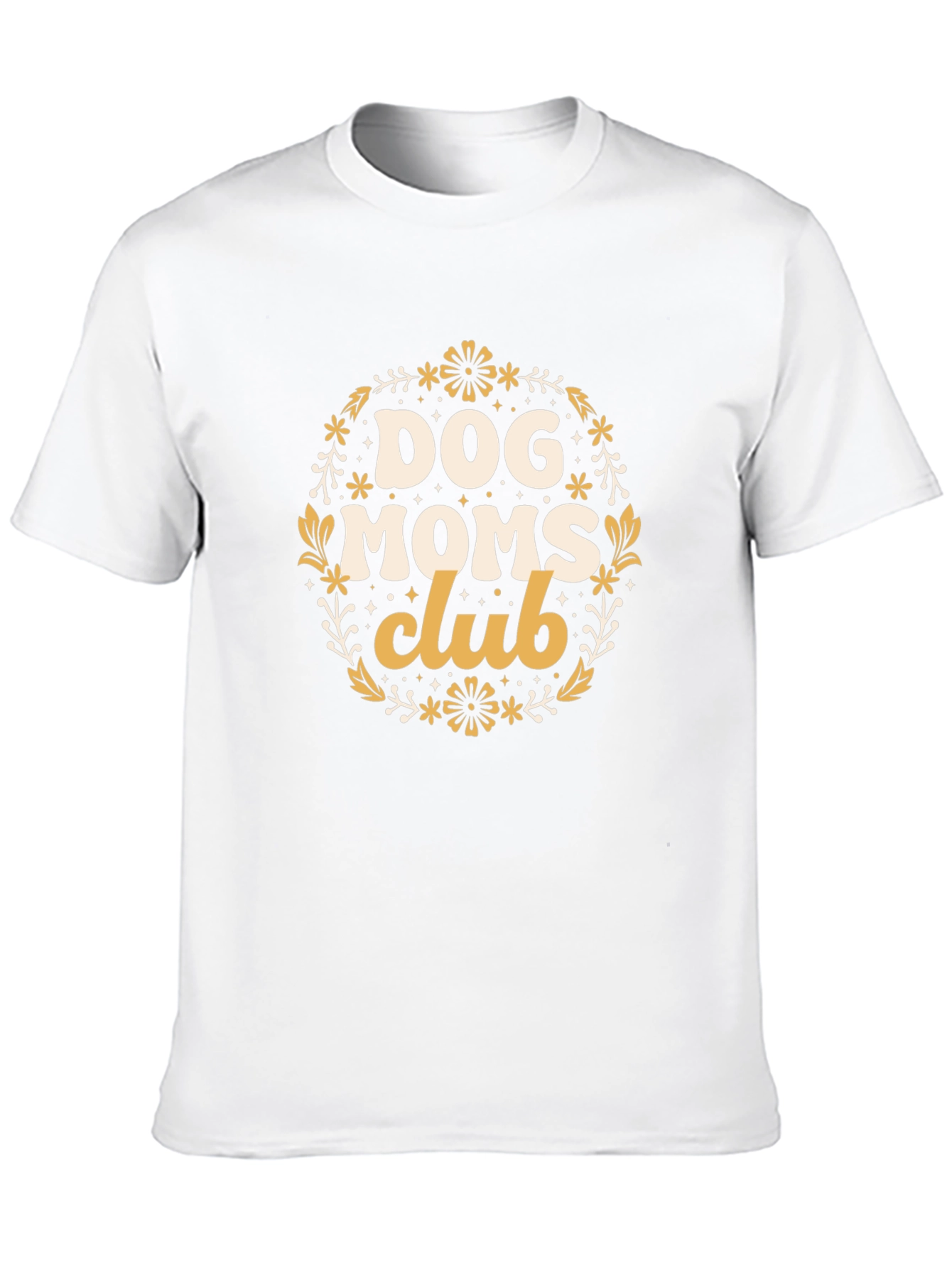 Dog Moms Club Graphic Tee - Black