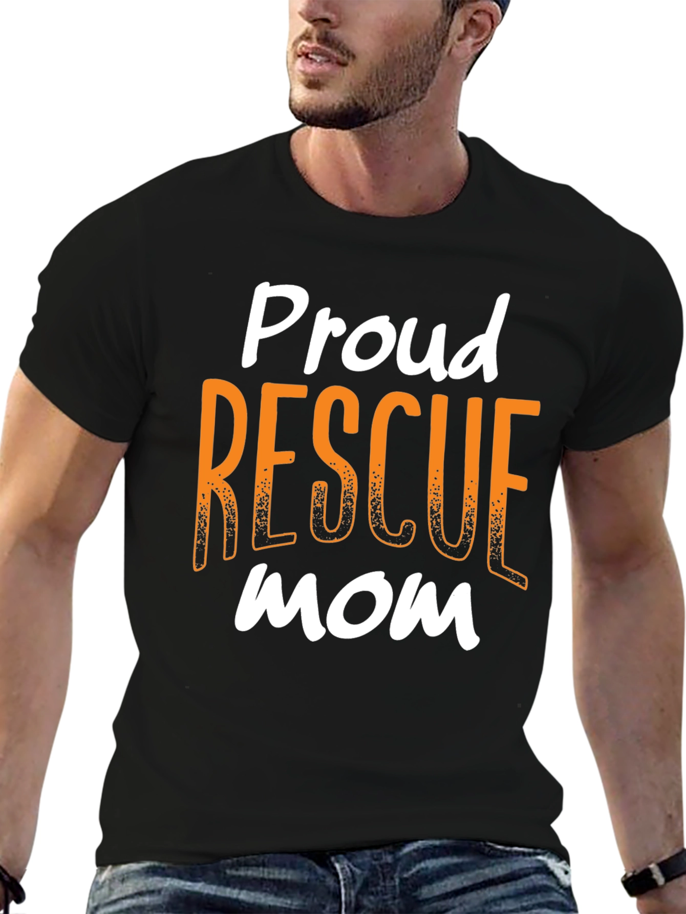 Proud Rescue Mom T-Shirt