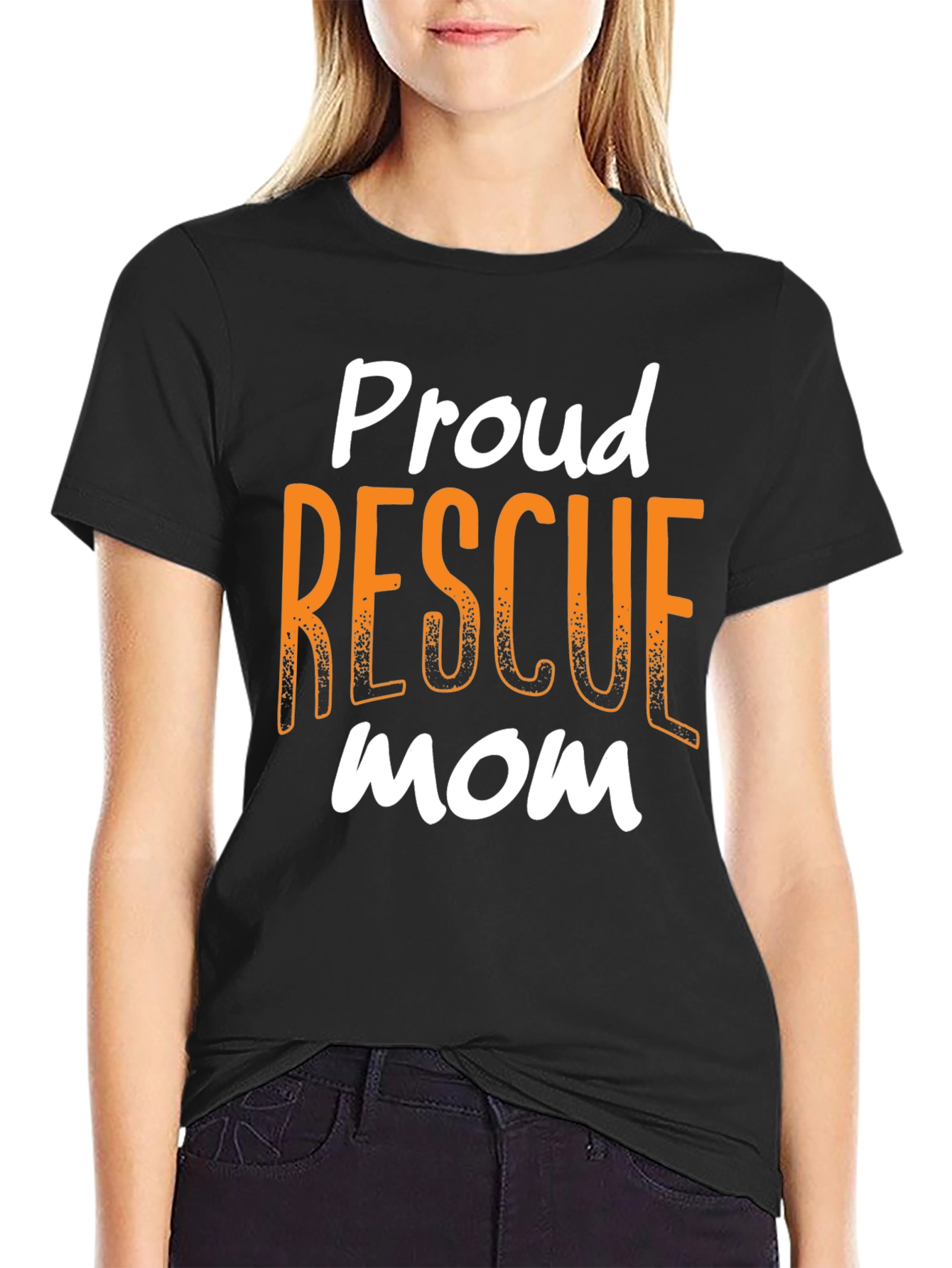Proud Rescue Mom T-Shirt
