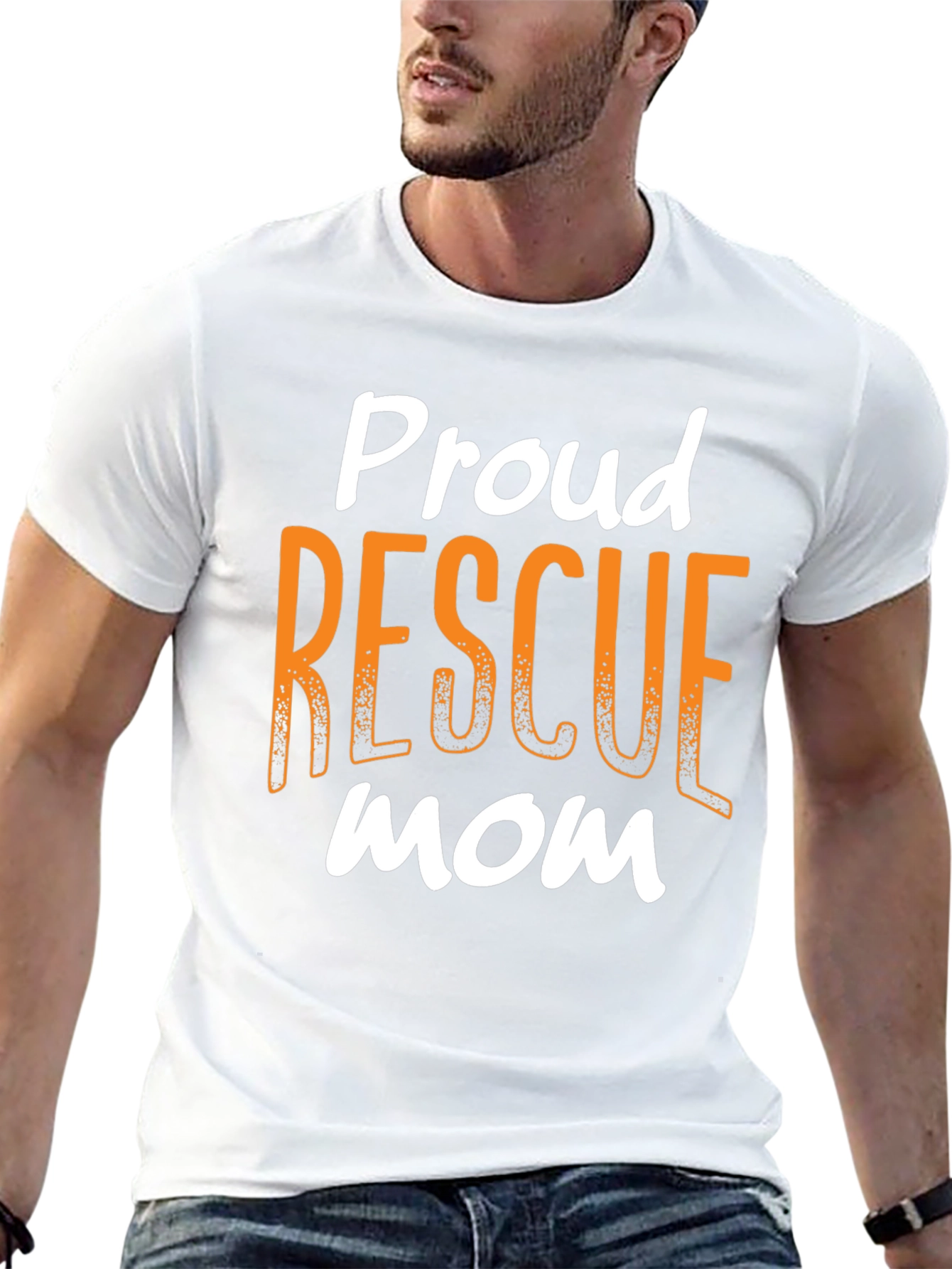 Proud Rescue Mom T-Shirt