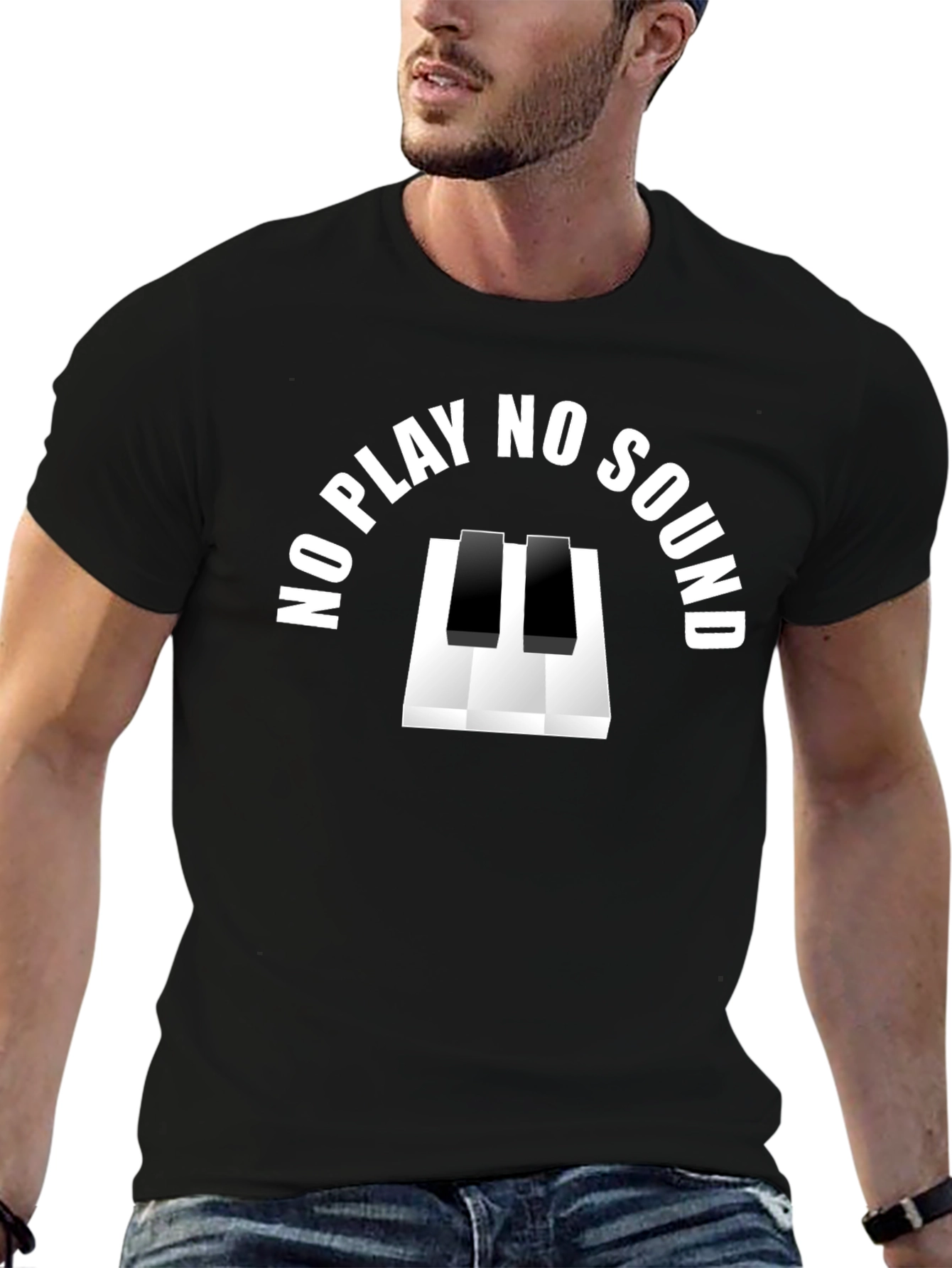 No Play No Sound Graphic Tee