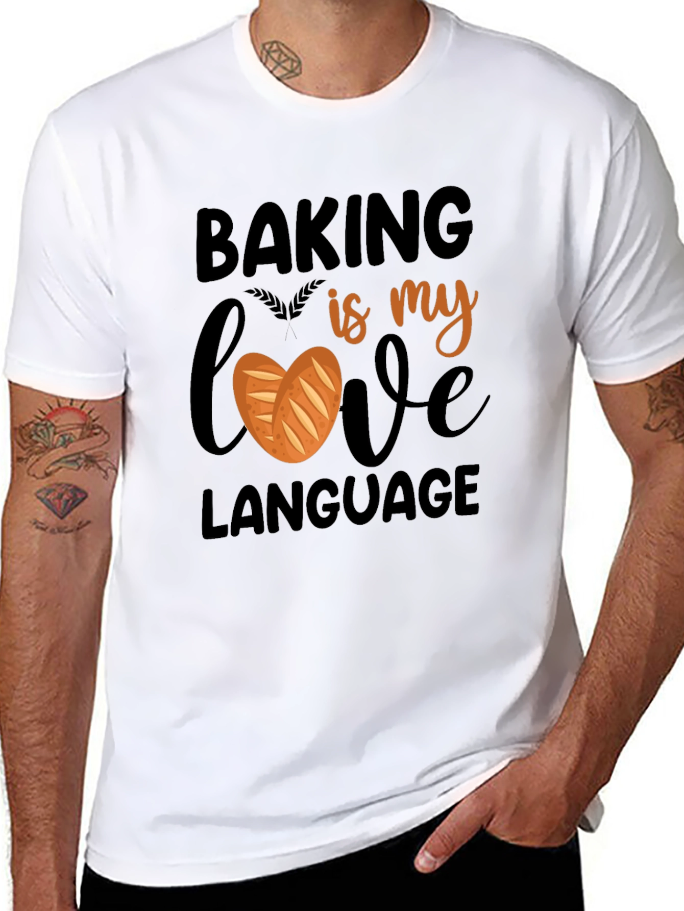 Baking is My Love Language Graphic T-Shirt