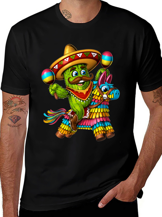 Cactus Pinata T-Shirt - Cinco de Mayo Fiesta!