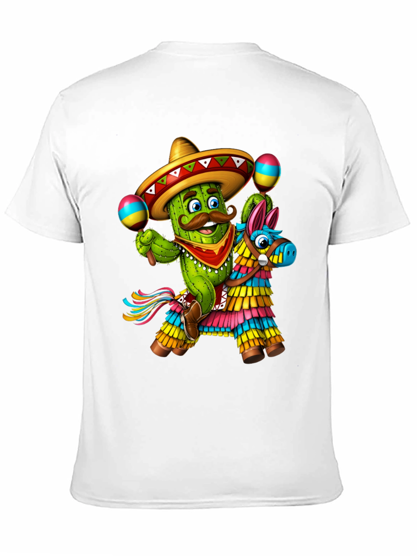 Cactus Pinata T-Shirt - Cinco de Mayo Fiesta!