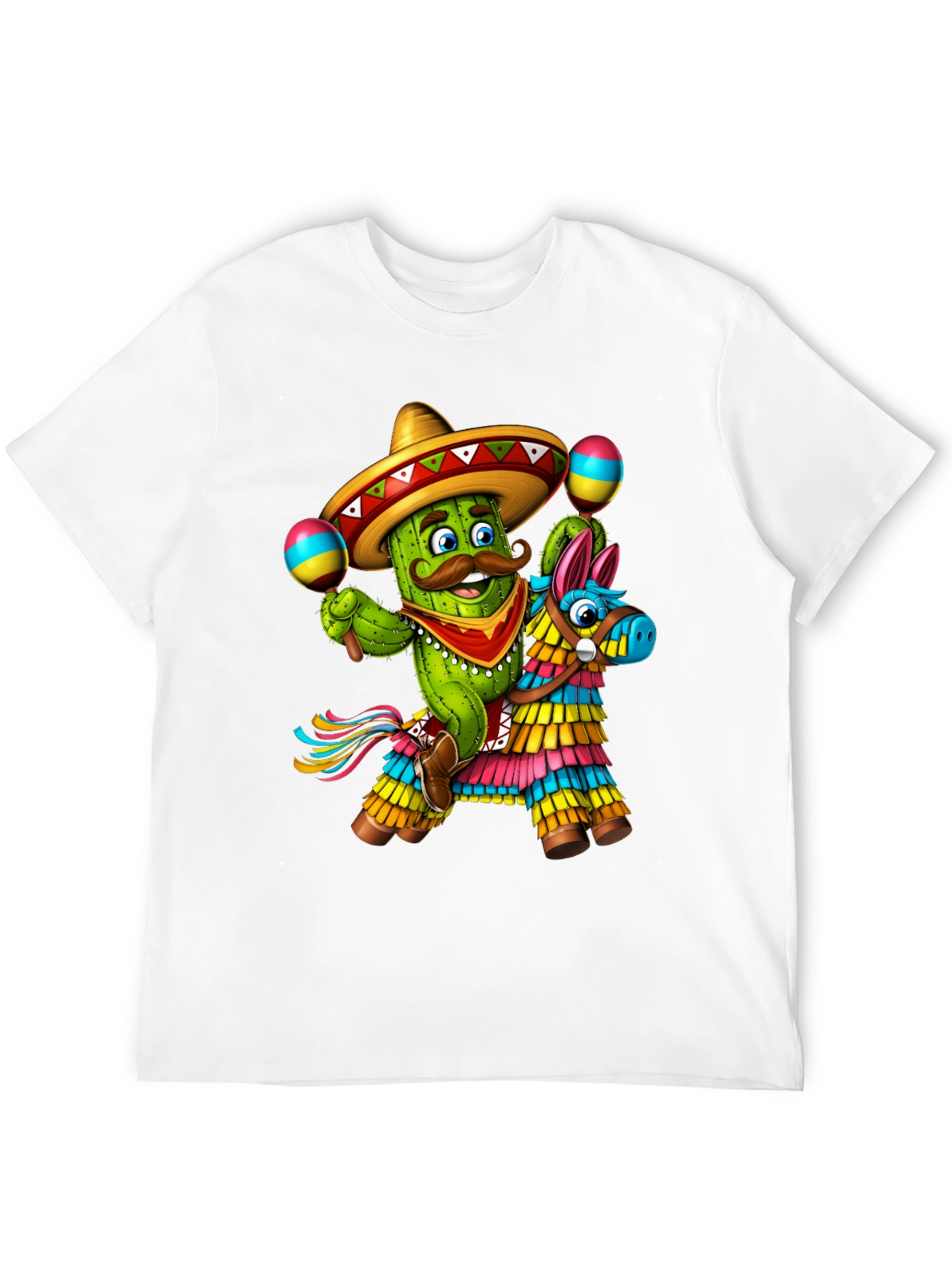 Cactus Pinata T-Shirt - Cinco de Mayo Fiesta!