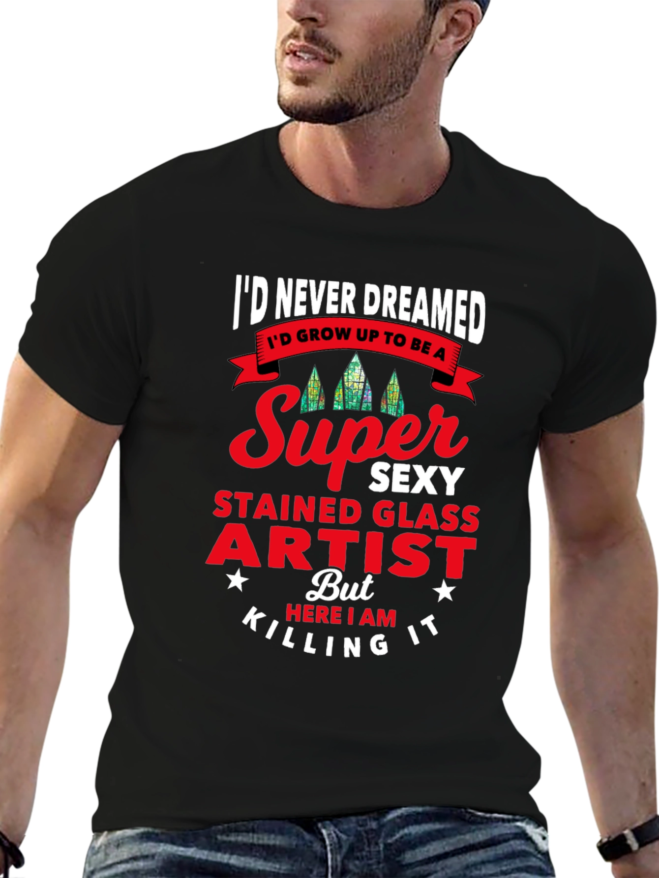 Super Sexy Stained Glass Artist T-Shirt