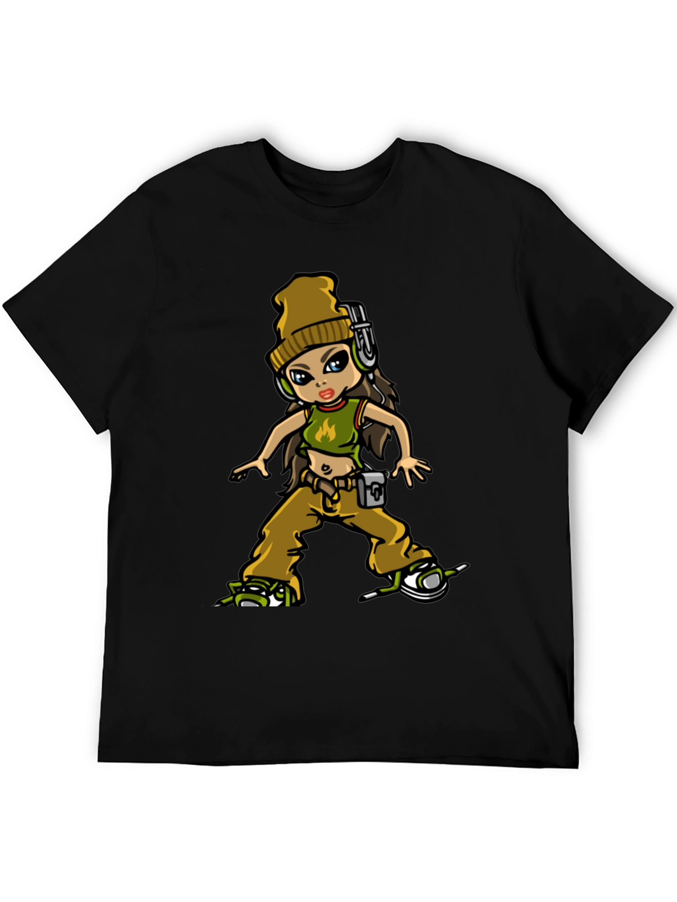 Urban Style Cartoon Graphic Tee